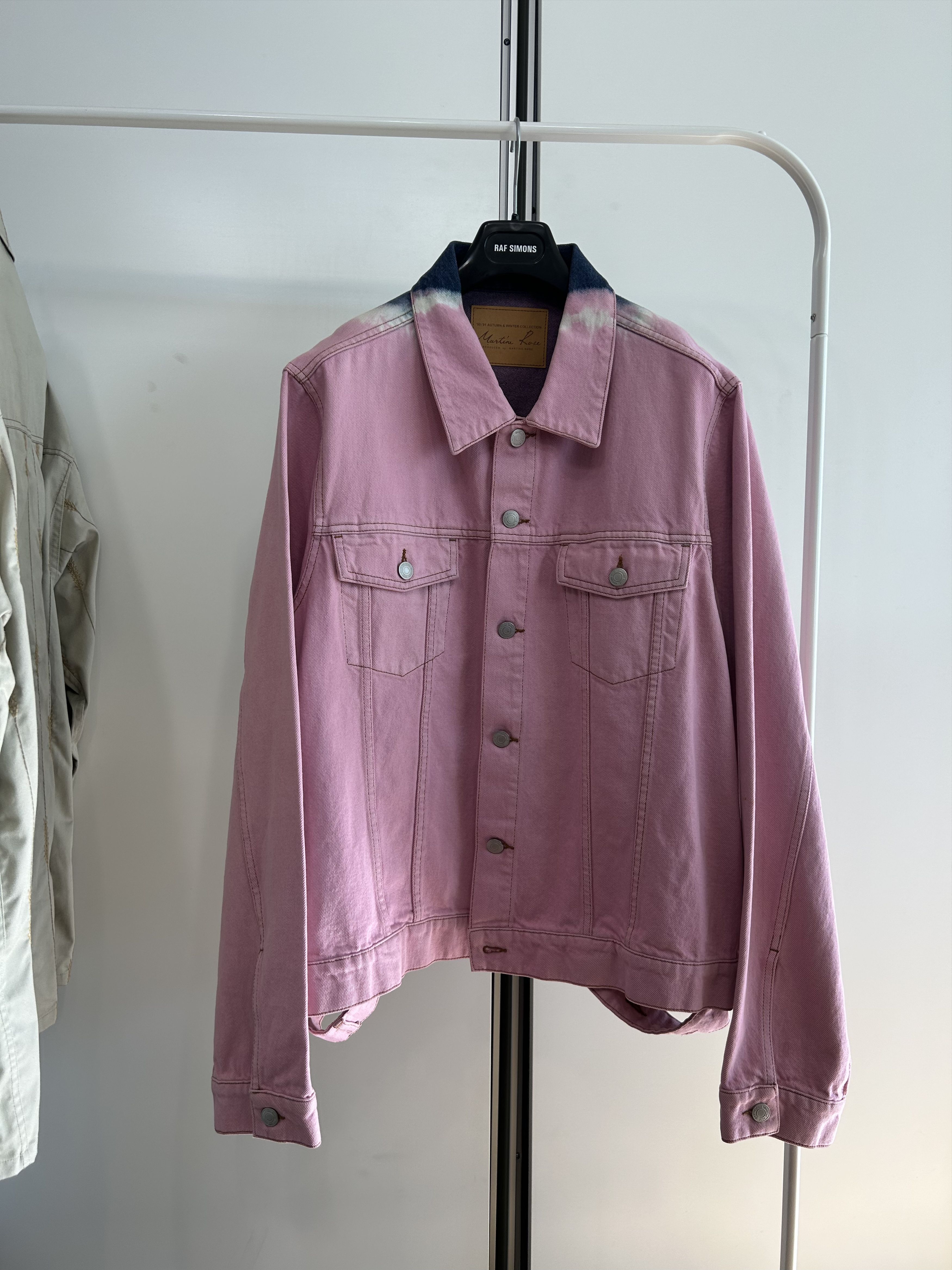 Martine Rose MARTINE ROSE Gradient-Dyed Zippered Trucker Jacket Size US L / EU 52-54 / 3 - 1 Thumbnail