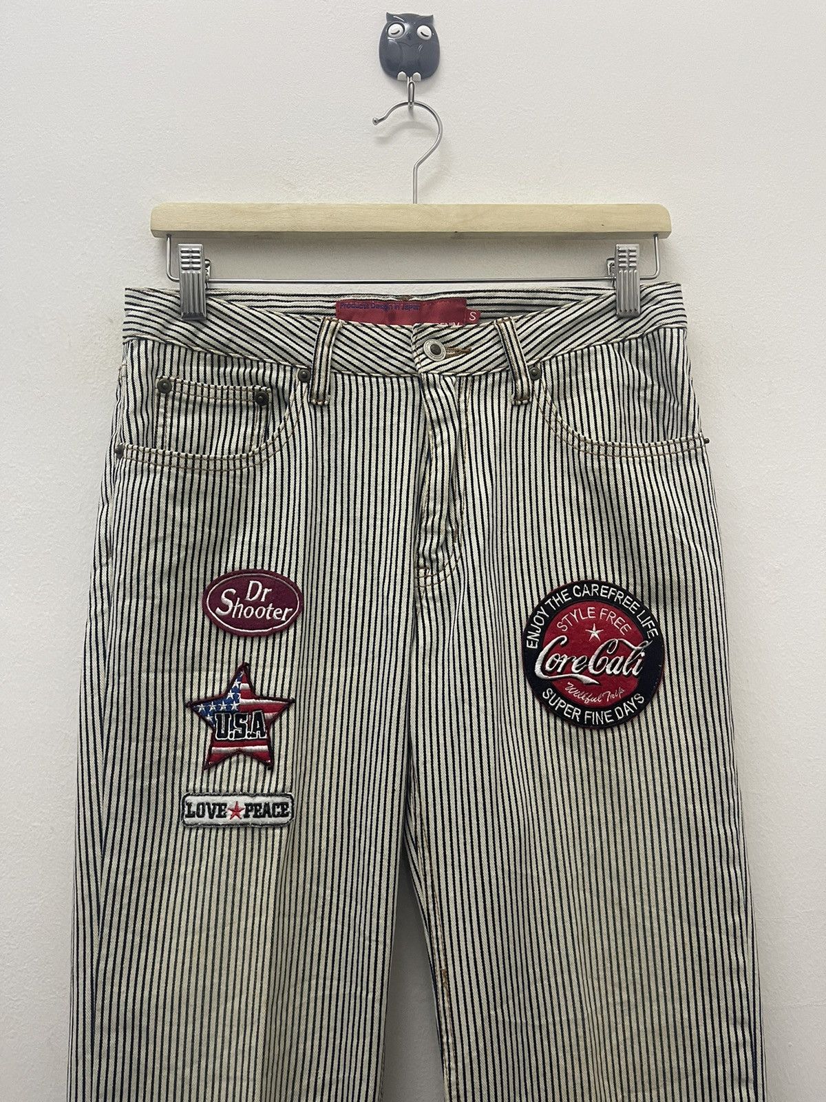 If Six Was Nine Rare Vintage JUDE BLOOM DENIM Lgb Hysteric Patches Size US 30 / EU 46 - 2 Thumbnail