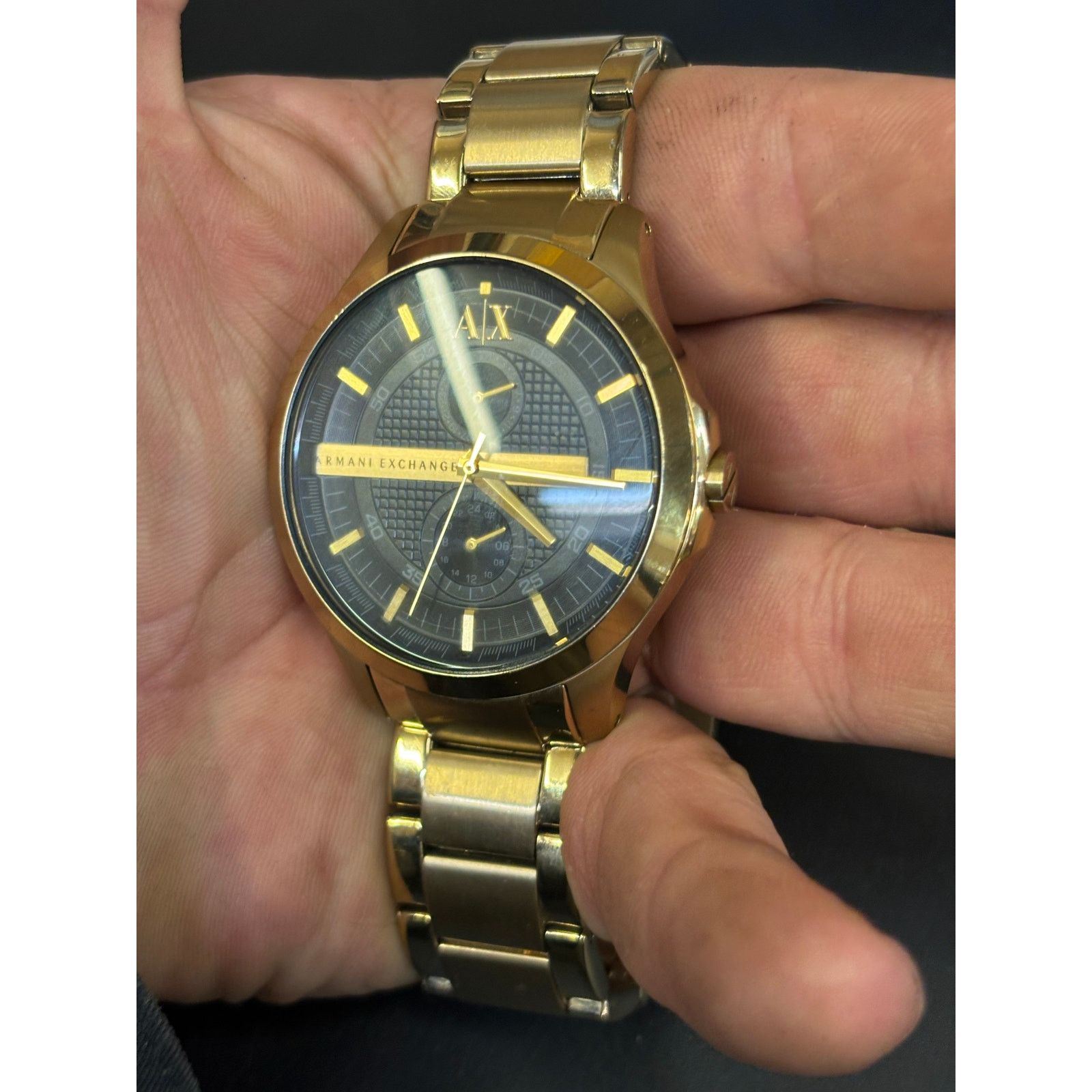 Armani Exchange Armani Exchange AX2121 Gold Tone Men’s Watch! New Battery! Size ONE SIZE - 6 Thumbnail