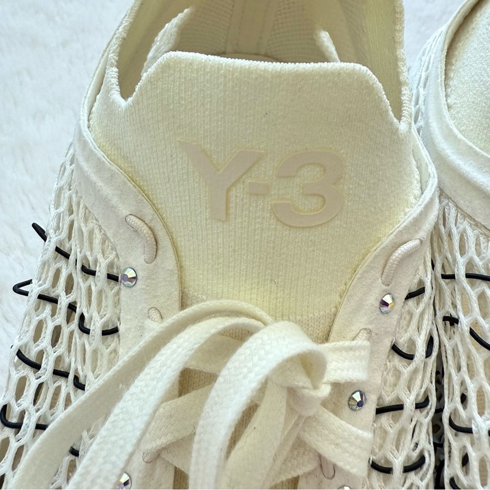 Adidas Yohji Yamamoto women white sneakers size 7.5 US Retail 380$ Size US 7.5 / IT 37.5 - 3 Thumbnail