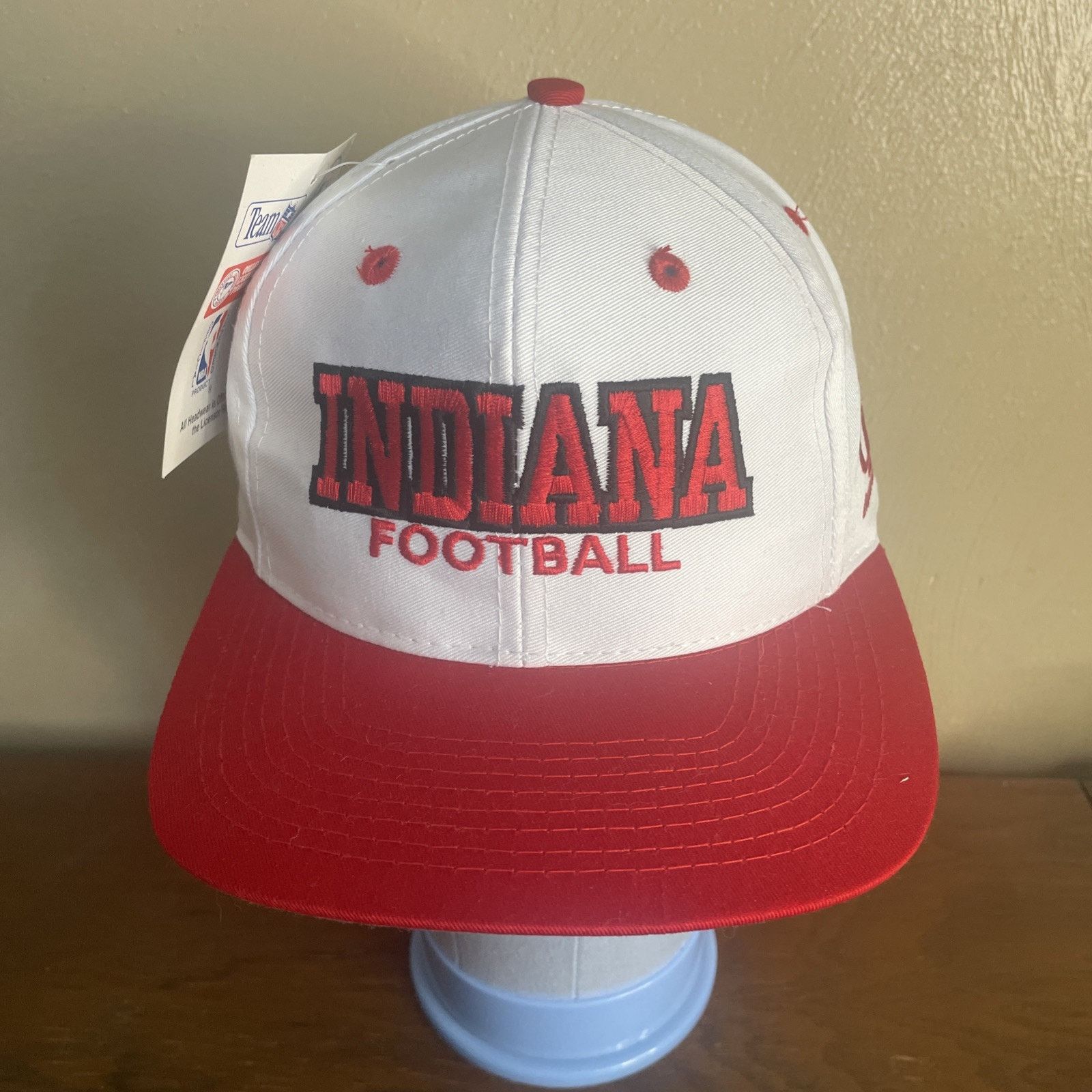 Logo Athletic VINTAGE NWT Indiana University Football Logo Athletic Hat Size ONE SIZE - 2 Thumbnail