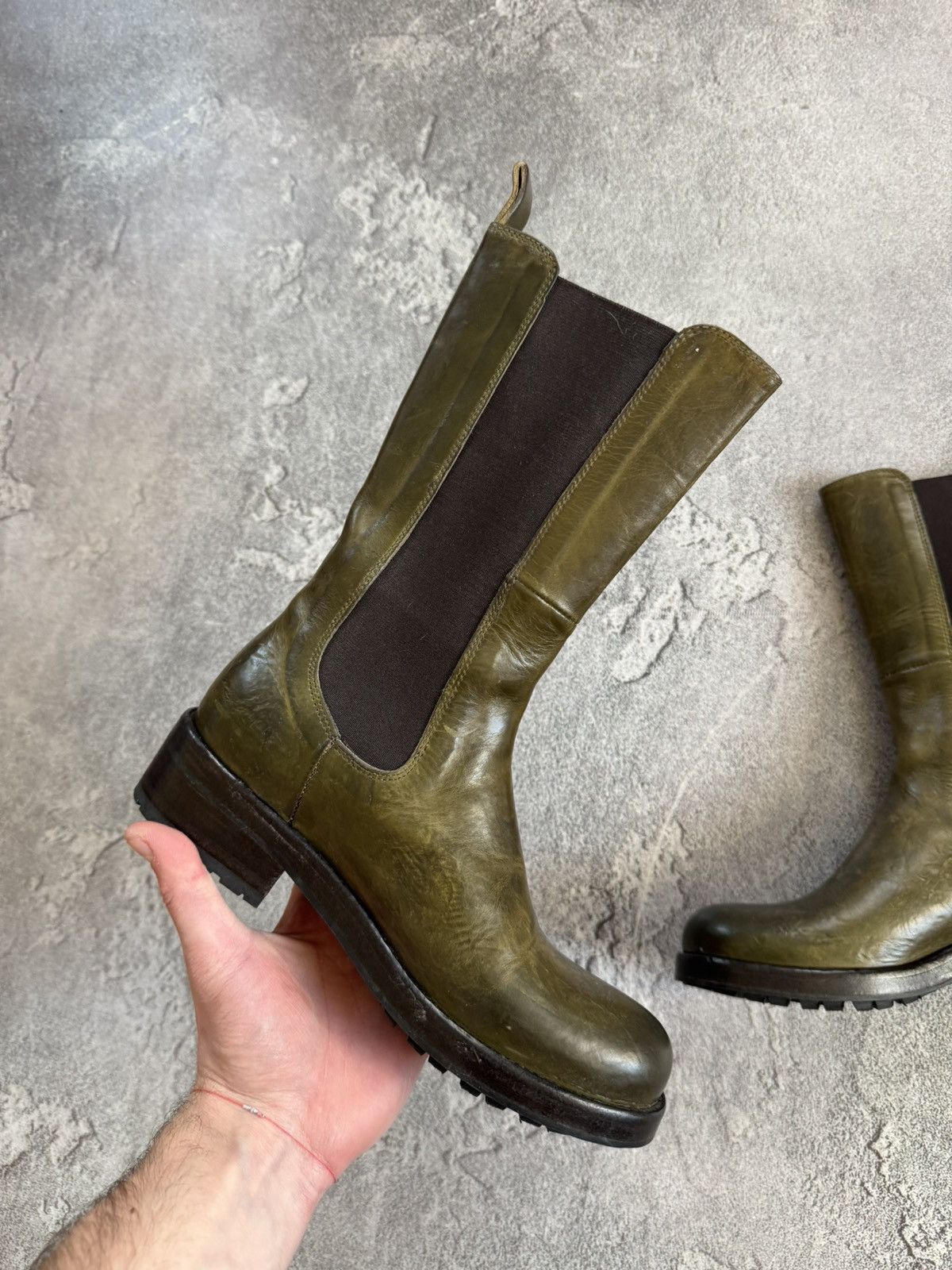 Other La Bottega Di Lisa 37size leather chelsea boots ankle shoes Size US 7 / IT 37 - 14 Thumbnail