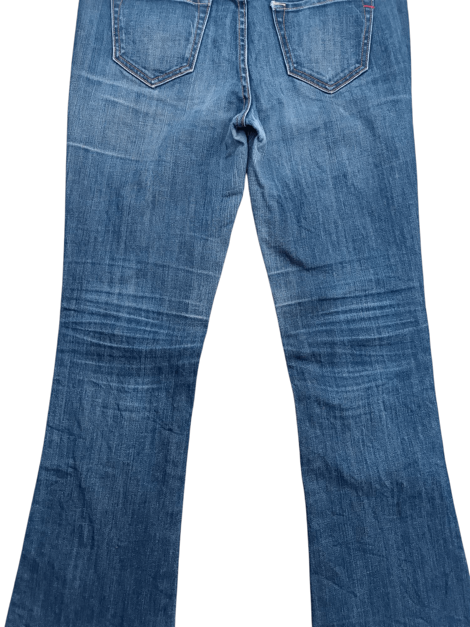 Gap × Round Two × Vintage Y2K GAP SKINNY BOOT CUT STRETCH WHISKERS FADED DENIM E211 Size US 32 / EU 48 - 7 Thumbnail