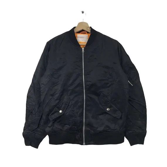 Other Vtg MA-1 BOMBER MILITARY Army Black Windbreaker Jacket Size US M / EU 48-50 / 2 - 1 Thumbnail