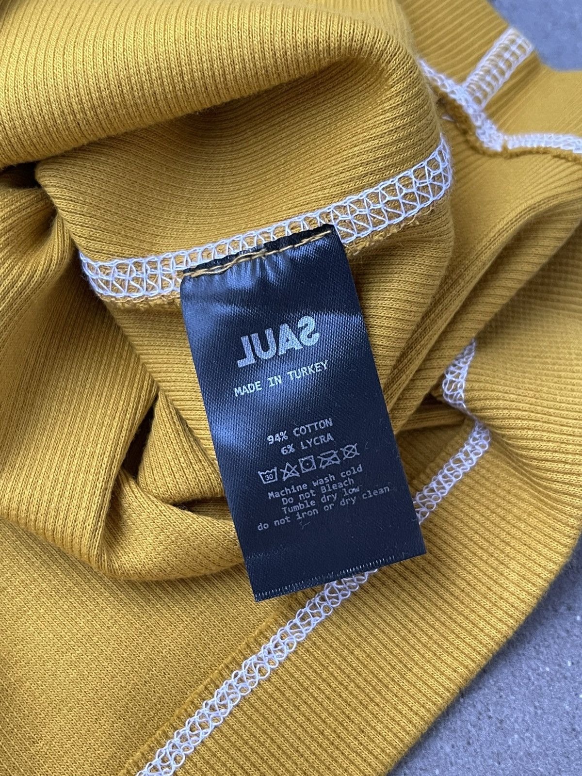 Saul Nash !DS! SS23 Saul Nash Yellow Overlock Stitch Tank Top Size US S / EU 44-46 / 1 - 16 Thumbnail