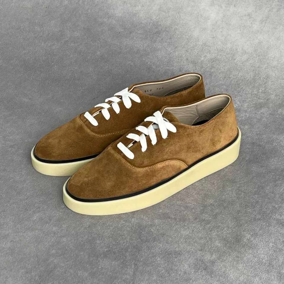 Ermenegildo Zegna Ermenegildo Zegna Brown Lowtop Sneakers 8 Men Size US 8 / EU 41 - 1 Thumbnail
