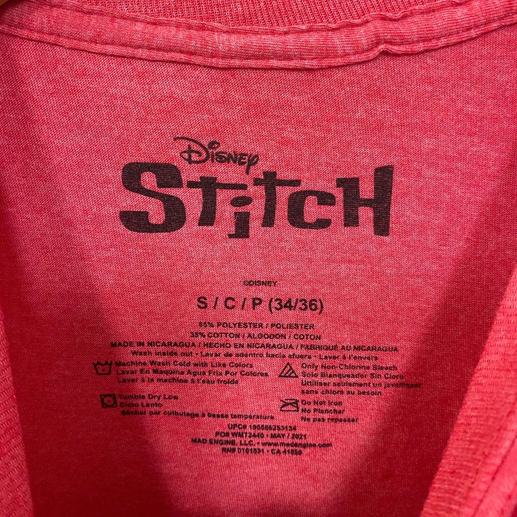 Disney Disney Lilo & Stitch Hangry Stitch Animated Movie Red T-Shir Size US S / EU 44-46 / 1 - 4 Thumbnail