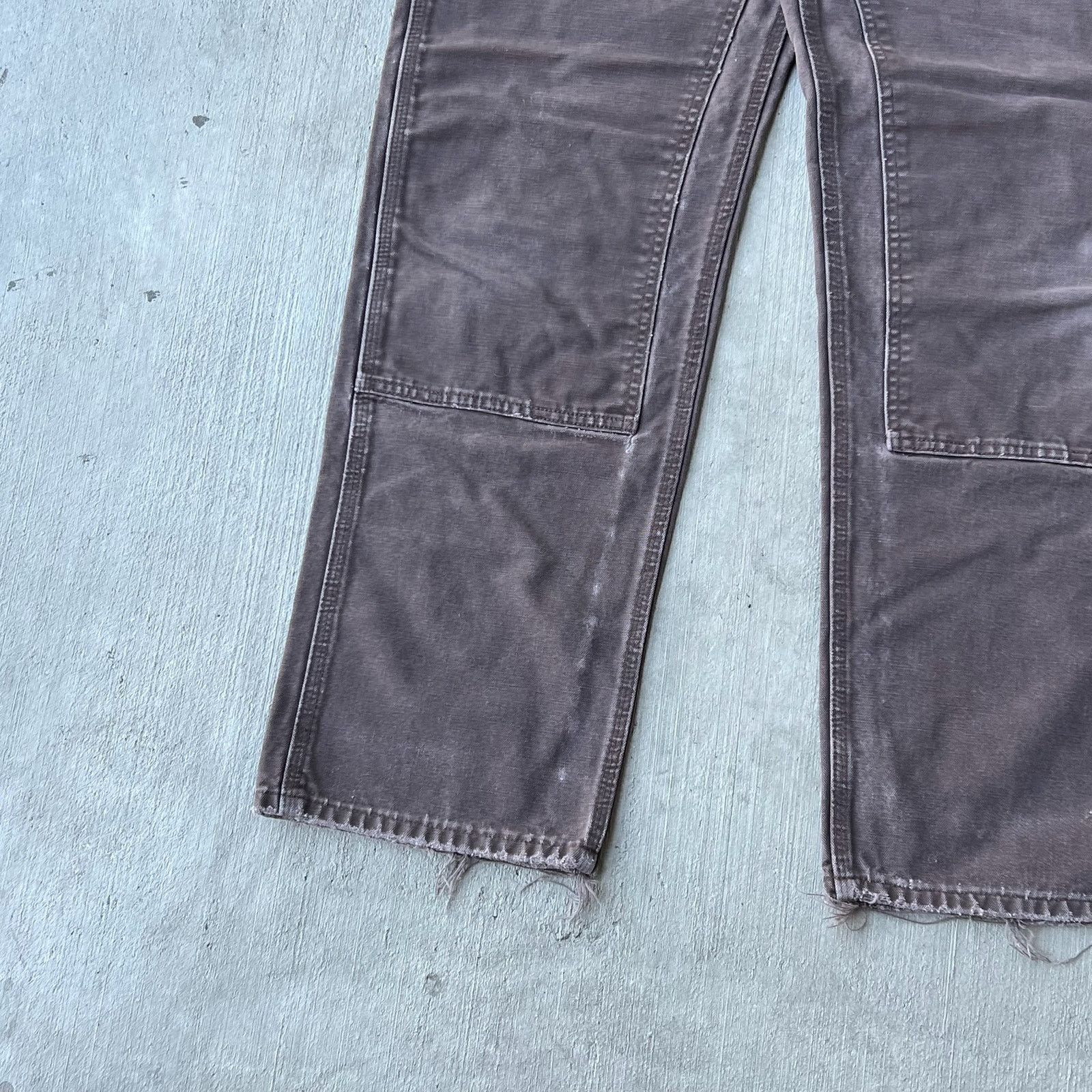 Carhartt × Vintage Carhartt brown double knee work wear carpenter pants Size US 32 / EU 48 - 9 Thumbnail