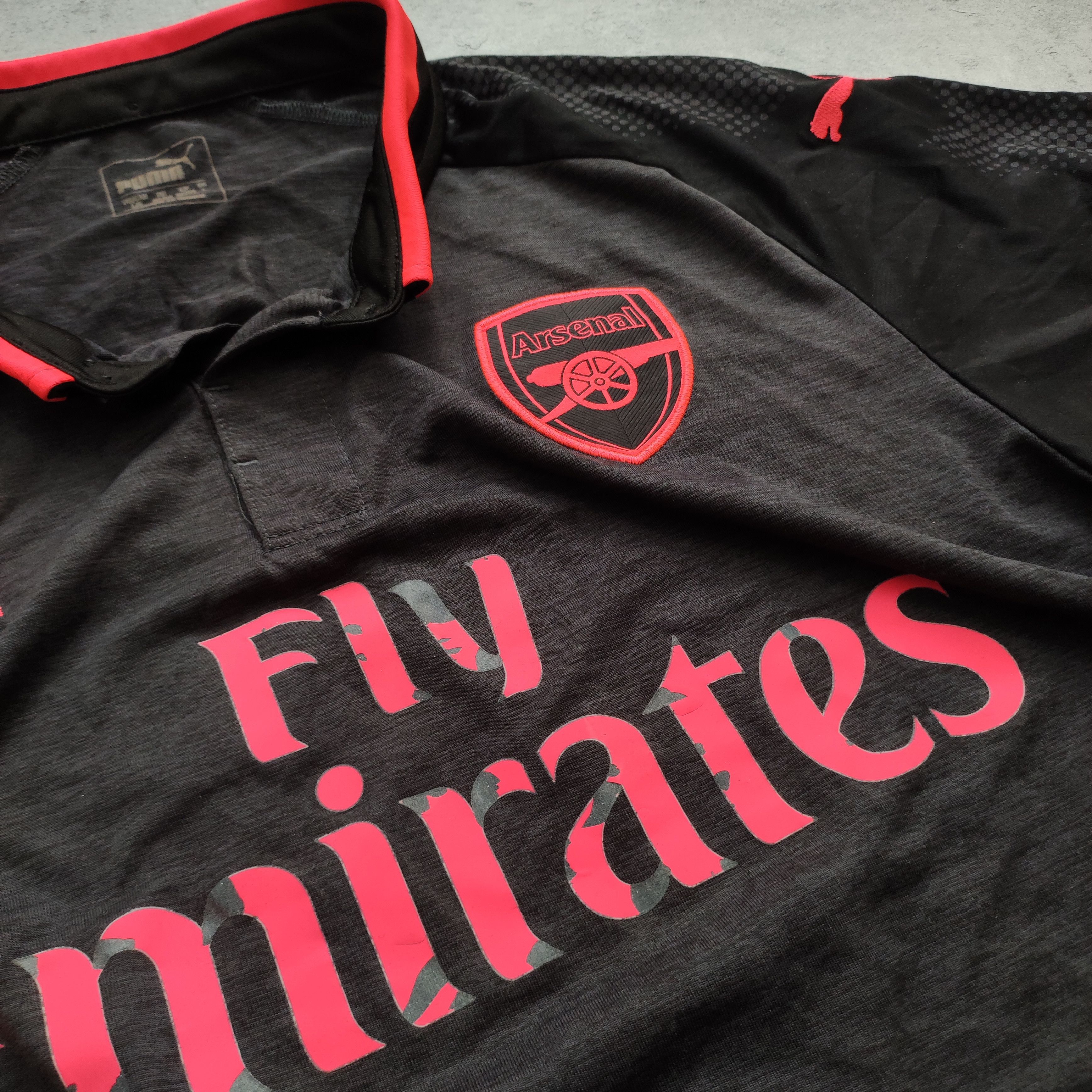 Vintage RARE 2017/18 Arsenal London #9 Lacazette 3th Third Jersey Size US L / EU 52-54 / 3 - 7 Thumbnail