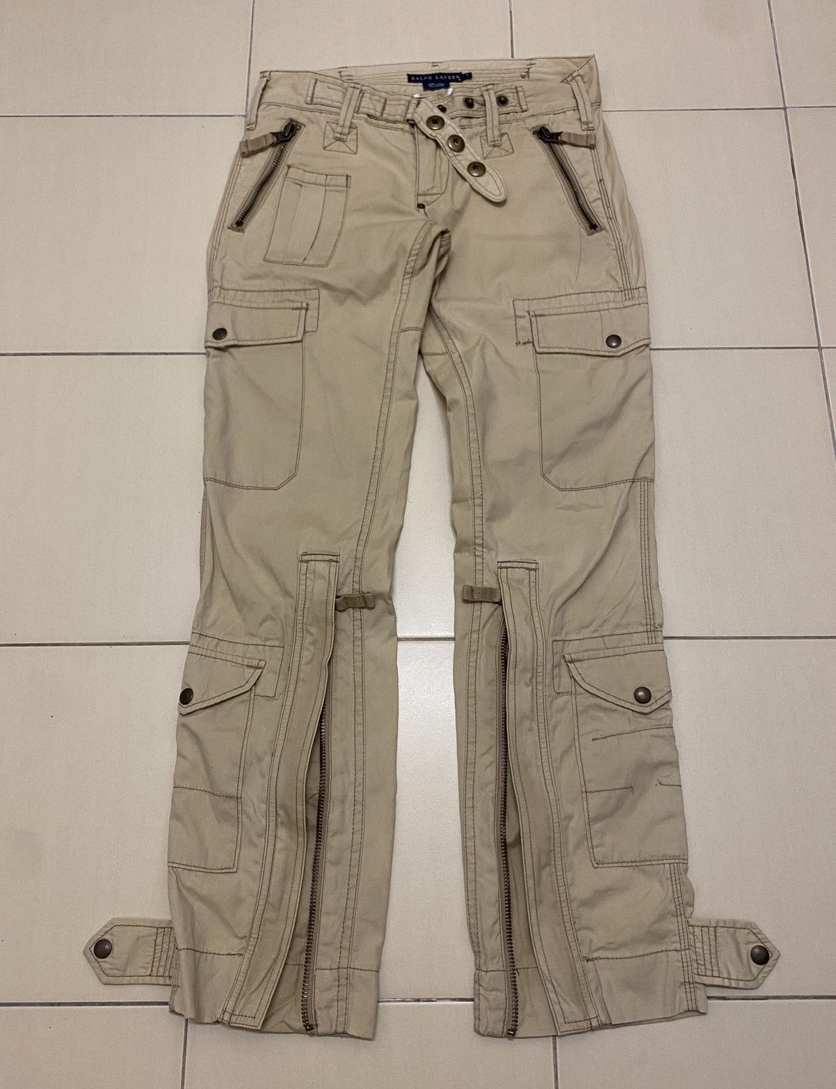 Polo Ralph Lauren × Ralph Lauren Ralph Lauren Cargo Utility Woman Pants Size 31" - 1 Thumbnail