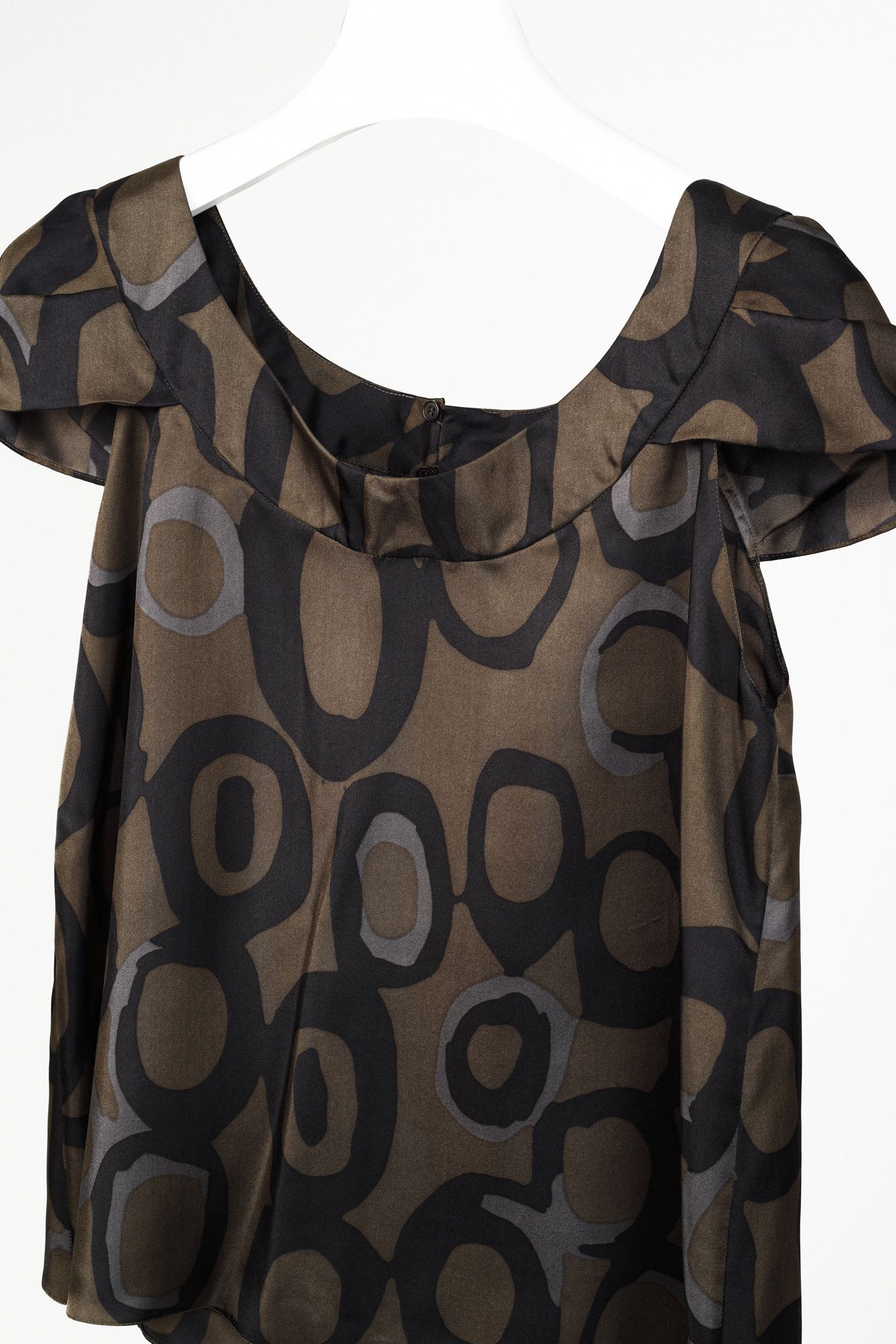Chloe Chloe Lave Silk Geometric-Print Blouse Size M / US 6-8 / IT 42-44 - 3 Thumbnail