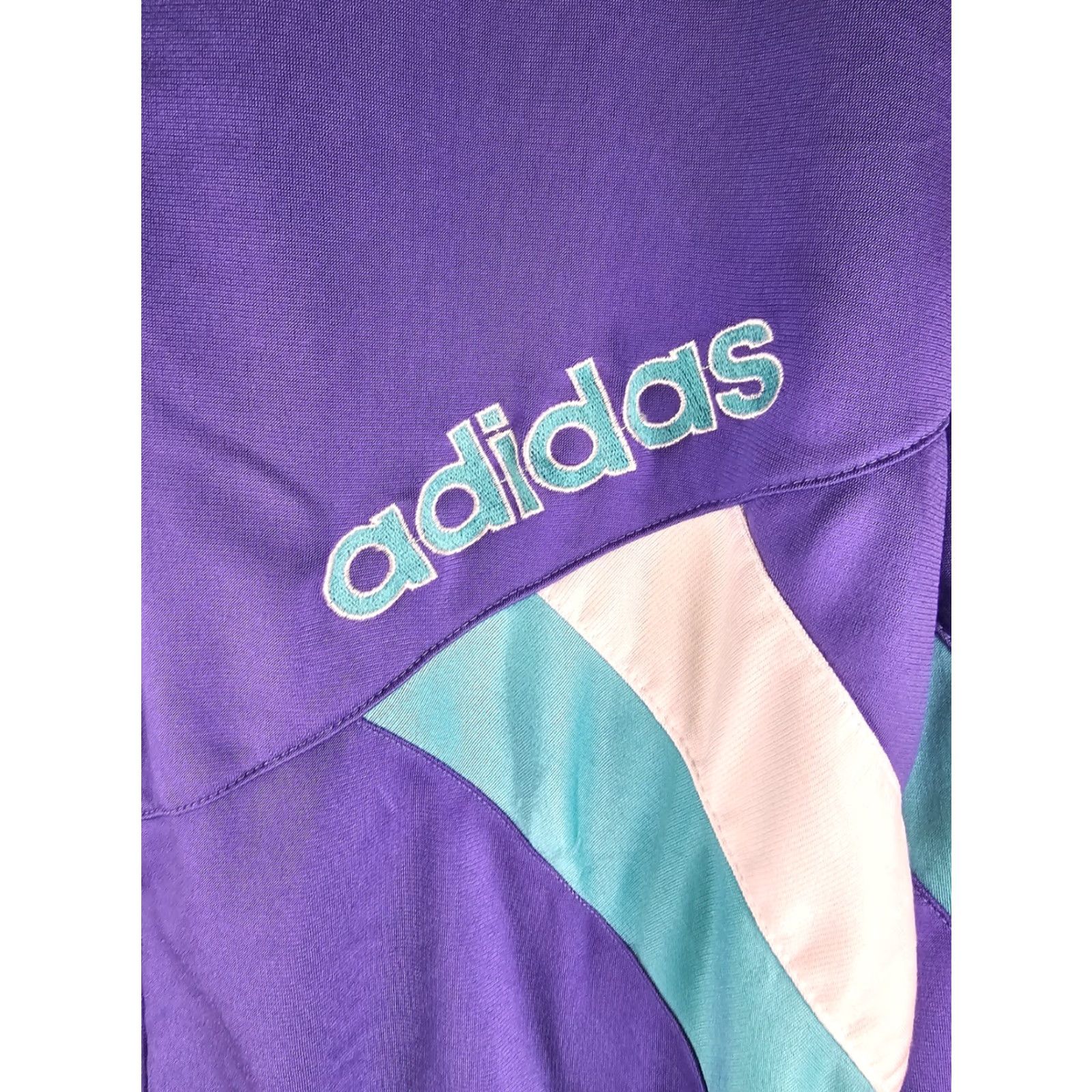 Adidas VINTAGE adidas Track Jacket SZ LARGE TREFOIL HIP HOP RUN DMC OLD SCHOOL Size US L / EU 52-54 / 3 - 3 Thumbnail