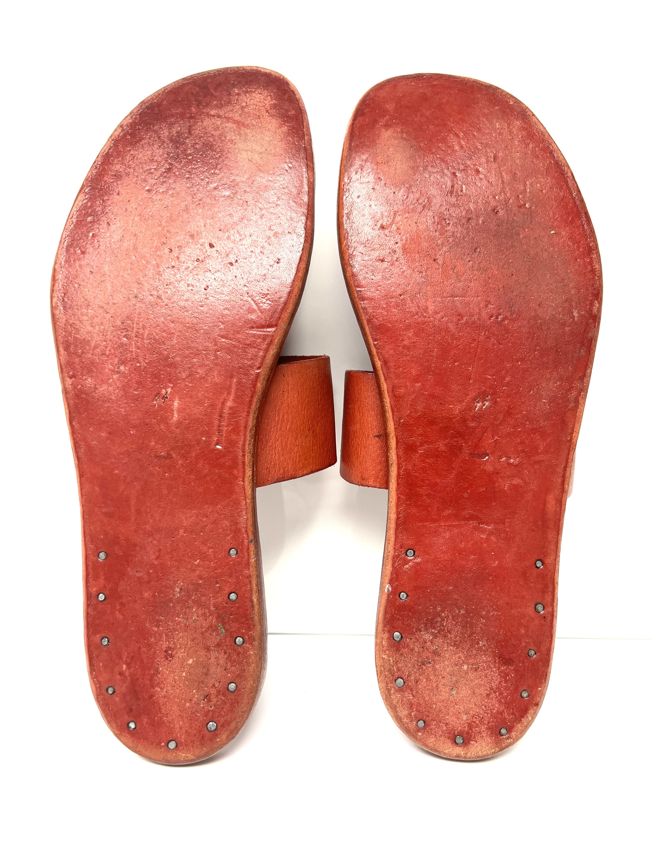 Dimissianos & Miller DIMISSIANOS & MILLER LEATHER SLIDE / SANDALS Size US 11 / EU 44 - 16 Thumbnail