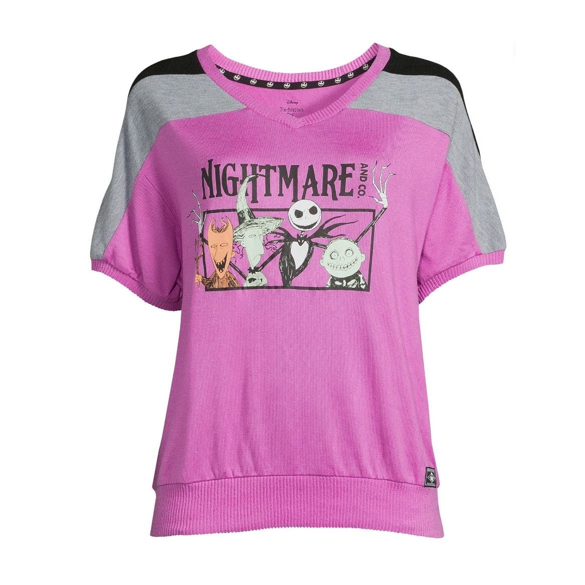 Disney 3X Nightmare Before Christmas Graphic Sleepwear Tee top Size 3XL / US 20-22 - 4 Thumbnail