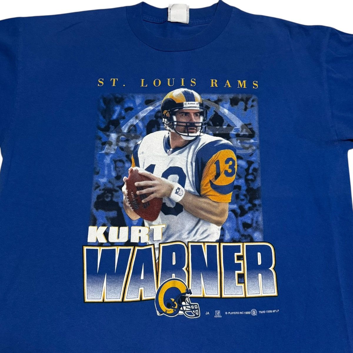 Vintage 1999 Sport Attack St. Louis Rams Kurt Warner Shirt Men's XL Size US XL / EU 56 / 4 - 2 Thumbnail