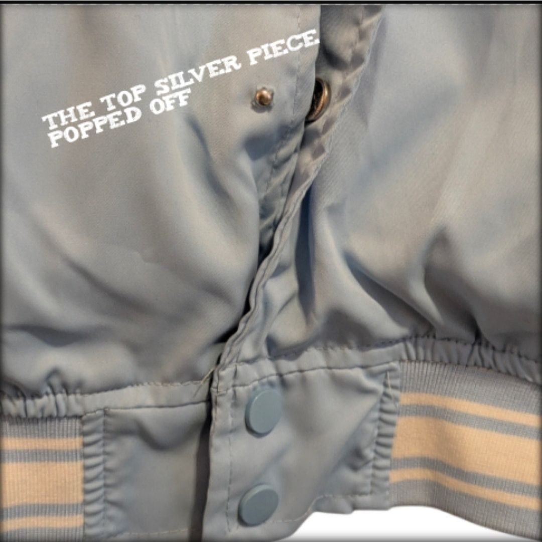 Miss Me SEVEN SOULS Bruised Bear No Days Off Dopeskill Varsity Coat Size M / US 6-8 / IT 42-44 - 10 Thumbnail