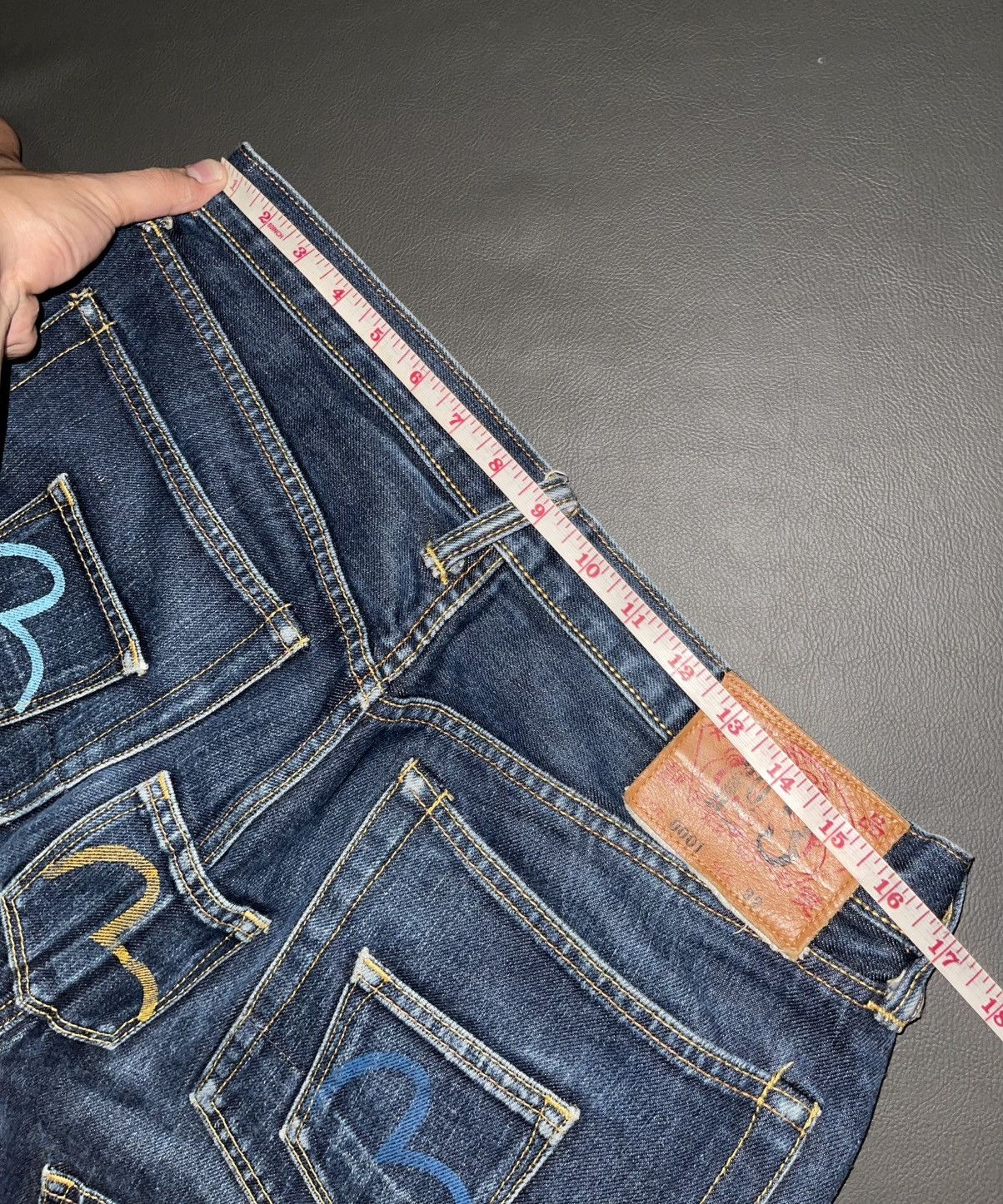 Evisu Evisu Multi Pocket Jeans Lot. 0001 Size US 33 - 18 Thumbnail