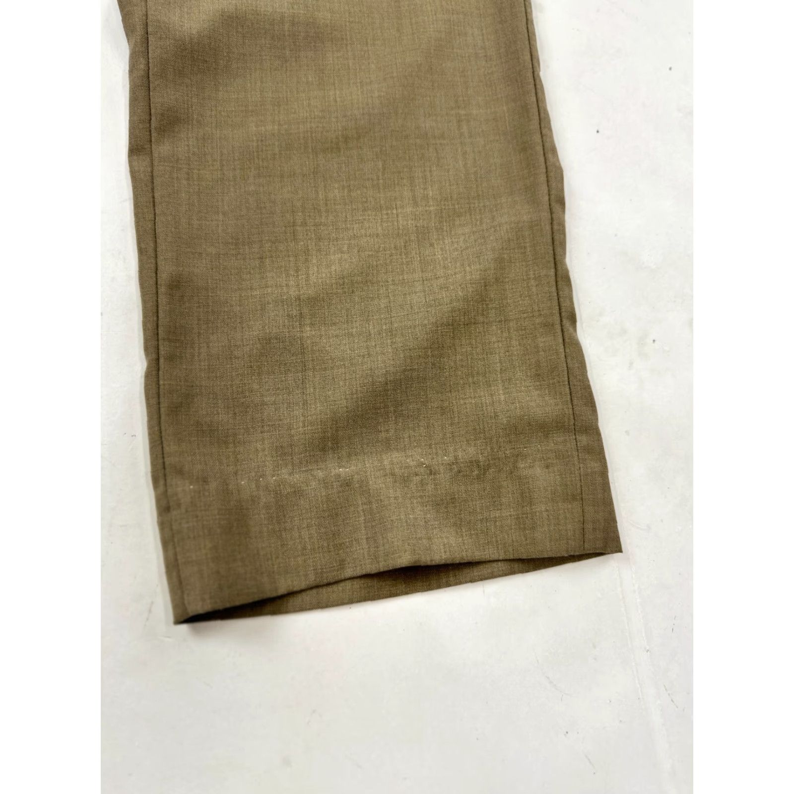 Vintage Santorelli Pants Mens 36 Green Dress Luxury Serge Straight Slash Pocket Preppy Size US 36 / EU 52 - 3 Thumbnail
