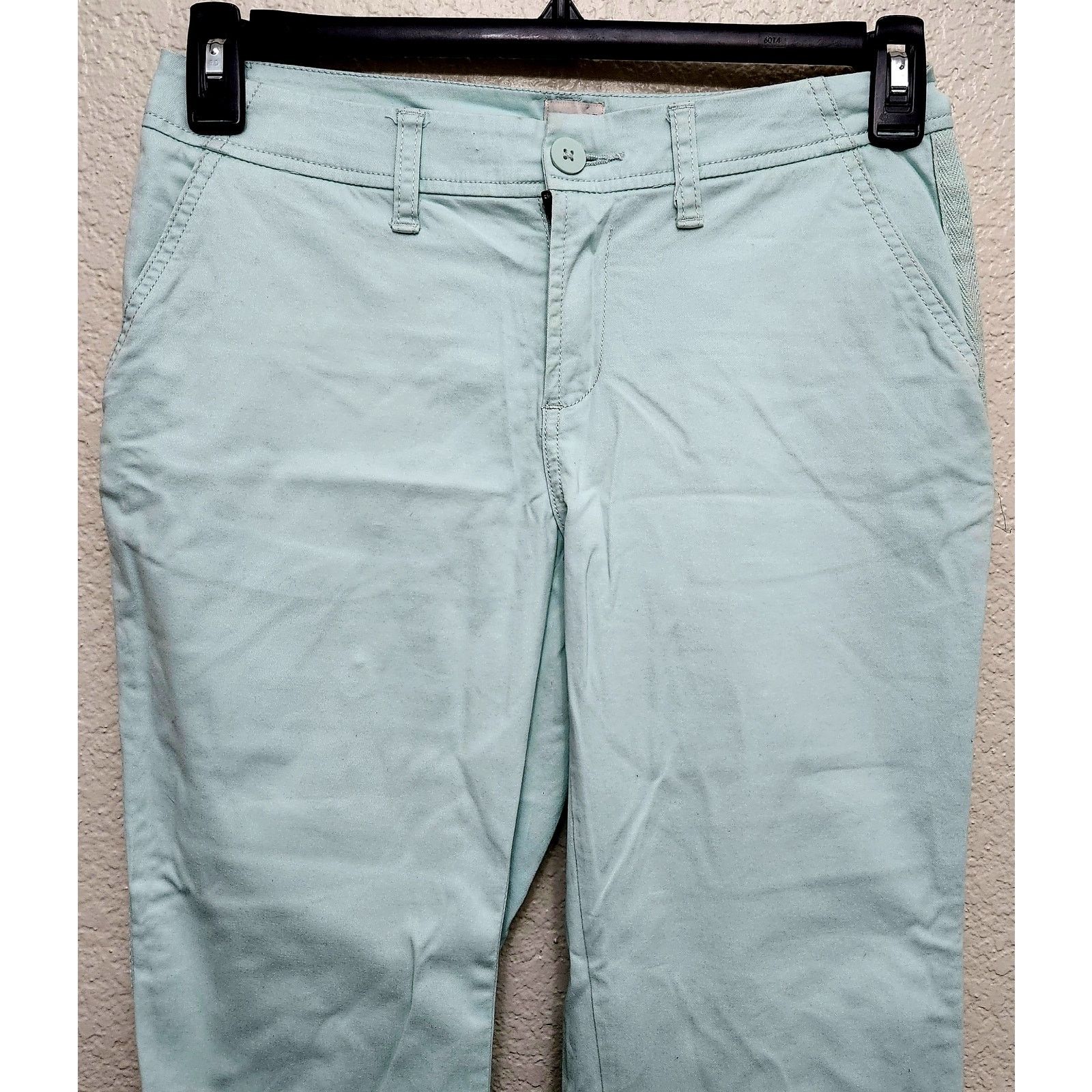 Other A New Day Mint Green Flat Front Jeans 2 Trim On Side Seams Size 28" / US 6 / IT 42 - 2 Thumbnail