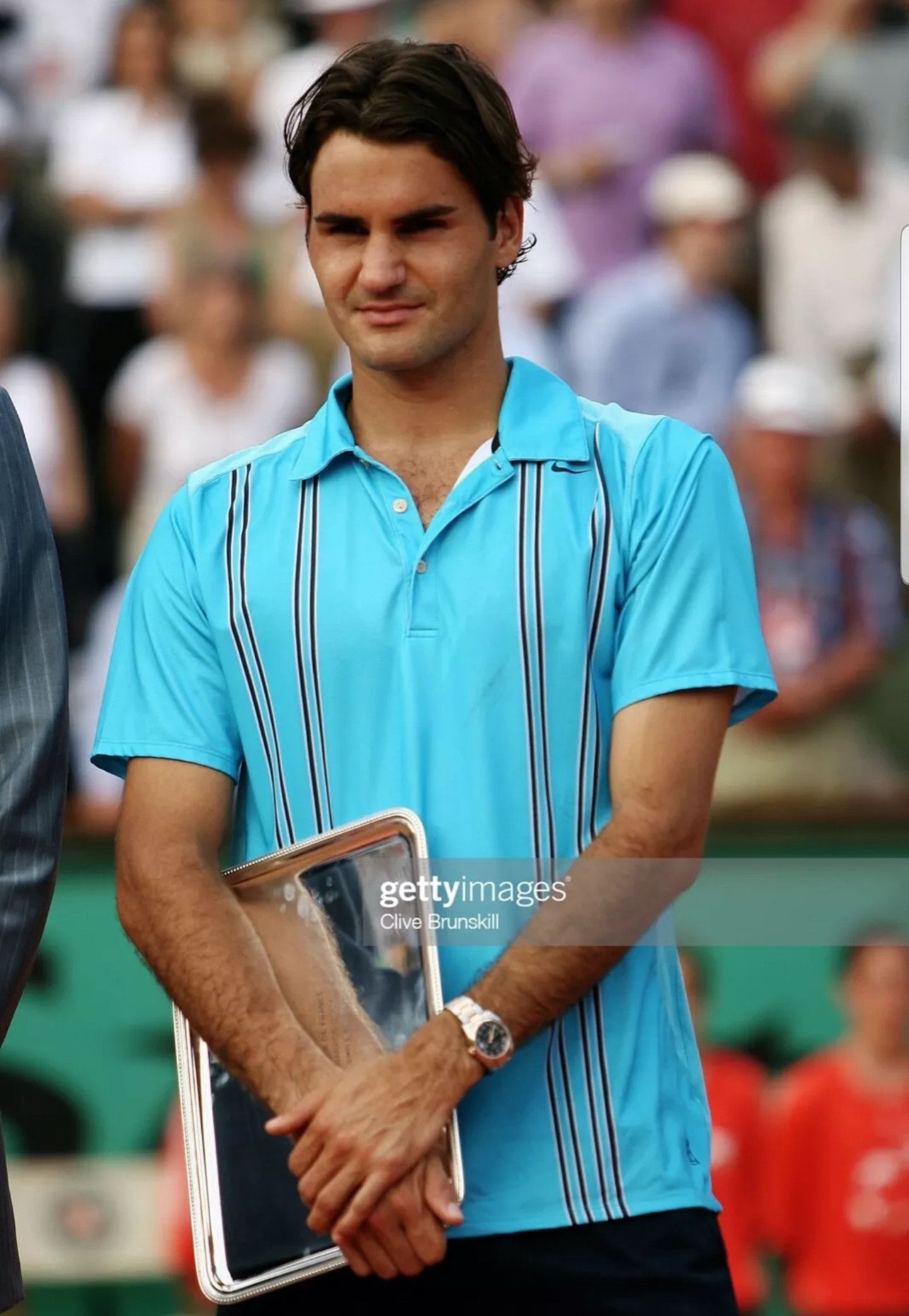 Nike Roger Federer RF 2007 French Open Roland Garros Polo Size US XL / EU 56 / 4 - 3 Thumbnail