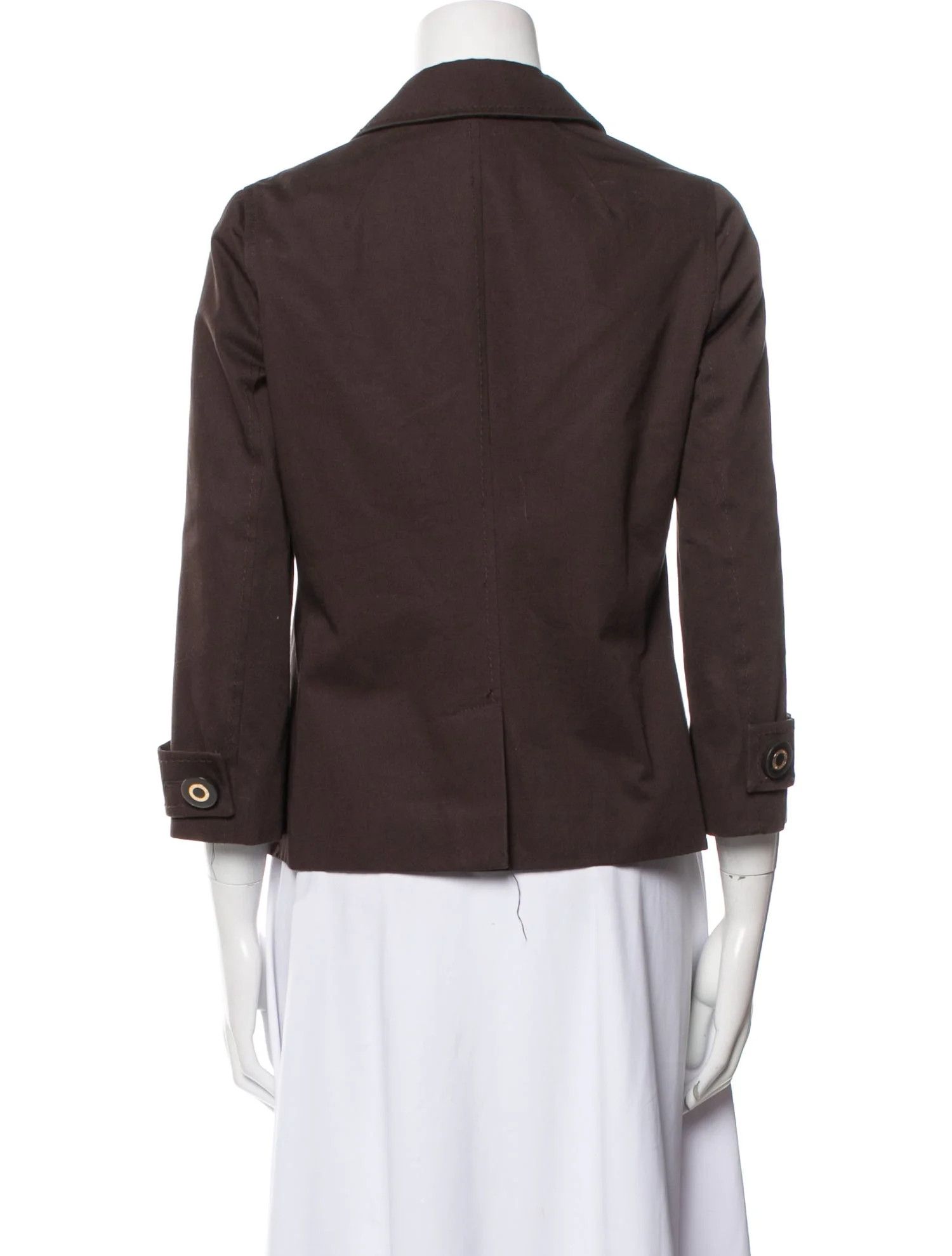 Tory Burch Tory Burch Utility Jacket – Brown (Size 6) Size M / US 6-8 / IT 42-44 - 2 Thumbnail