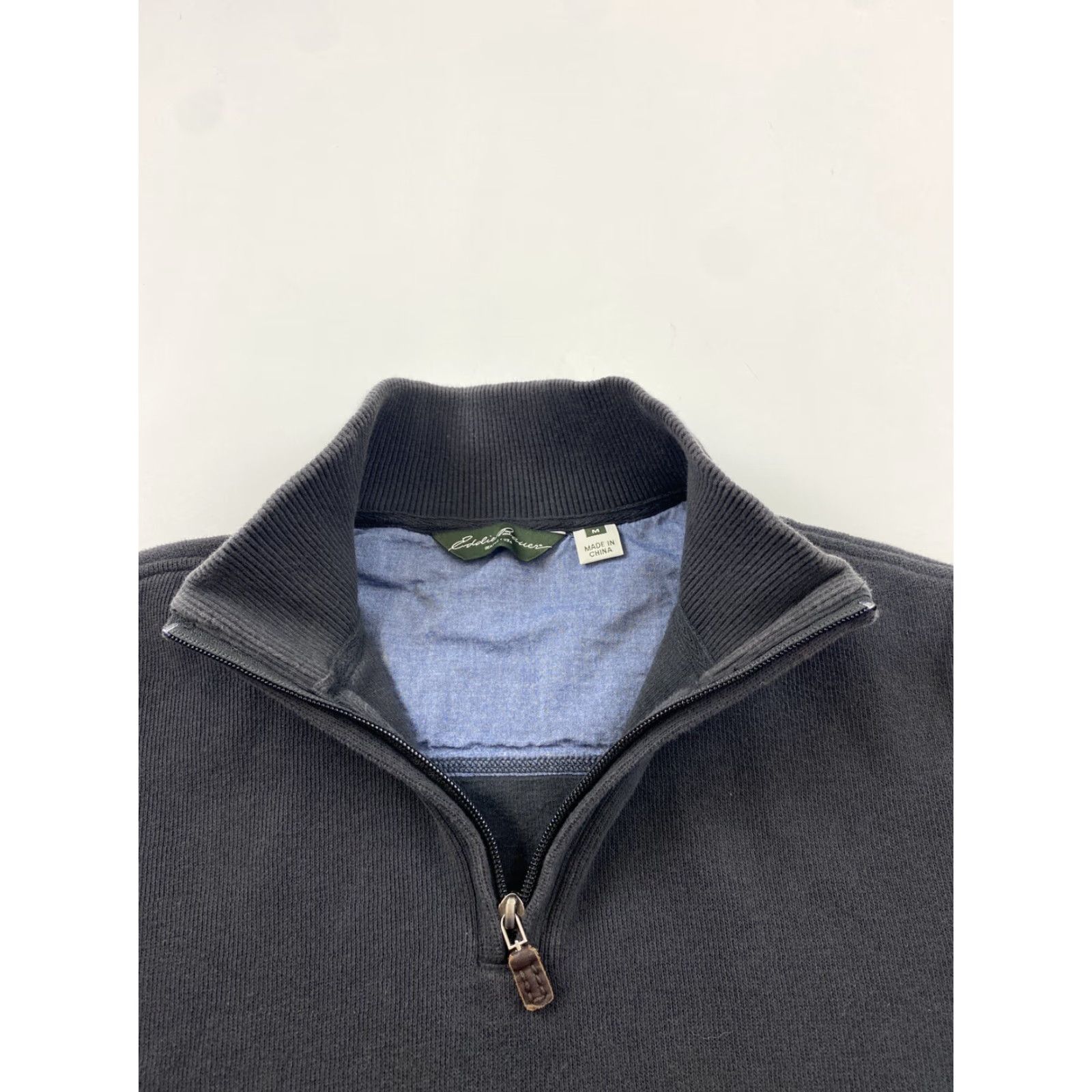 Eddie Bauer Eddie Bauer Sweater Mens Medium Gray 1/4 Zip Pullover Mock Neck Size US M / EU 48-50 / 2 - 3 Thumbnail