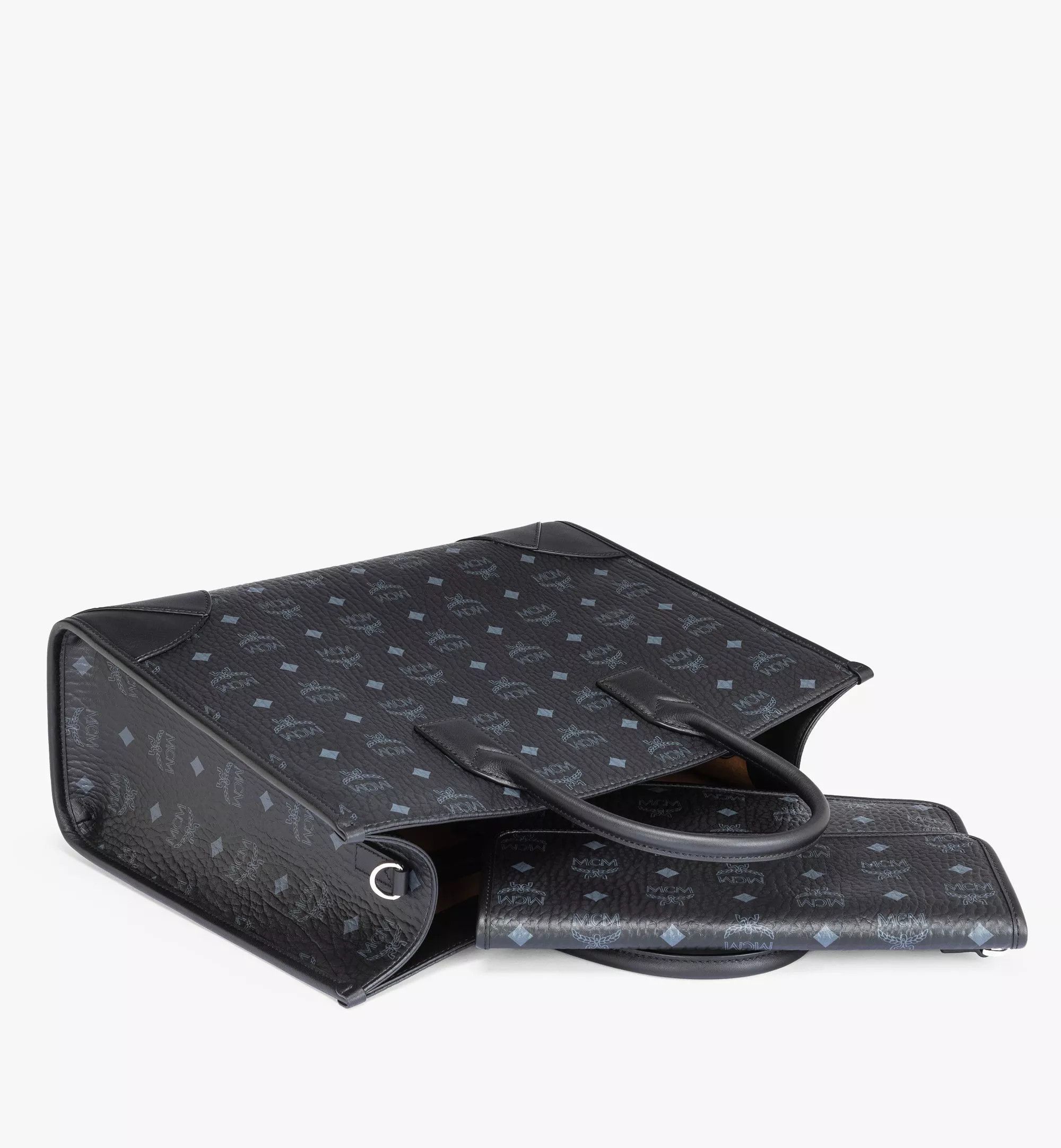 MCM o1mt1gz0625 Unisex Size: OS / Large Tote Bag in Black Size ONE SIZE - 4 Thumbnail