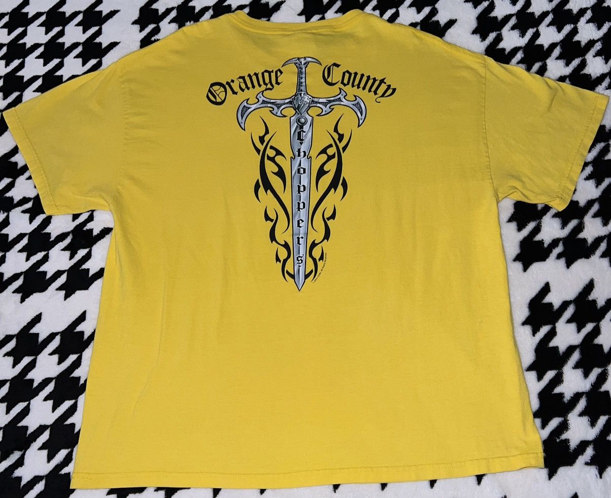 00'S ORENGE COUNTY CHOPPERS Fire Pattern Back Print Long T-Shirt Long T Men's XL /eaa526743