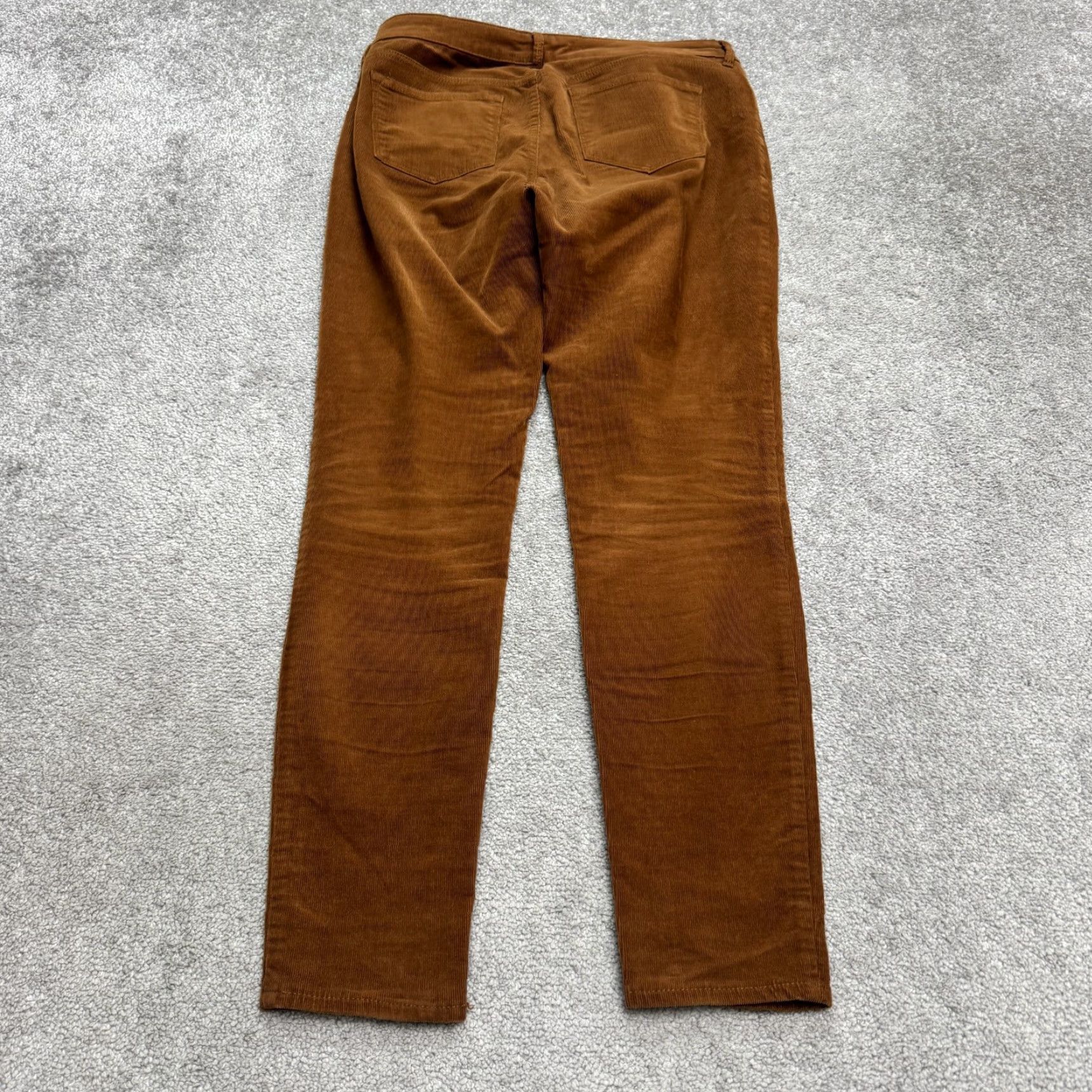 Old Navy Old Navy Pants Womens 8 Regular Brown Cotton Corduroy Mid Rise Straight Chino Casual Workwear - Mens? Size 30" / US 8 / IT 44 - 2 Thumbnail