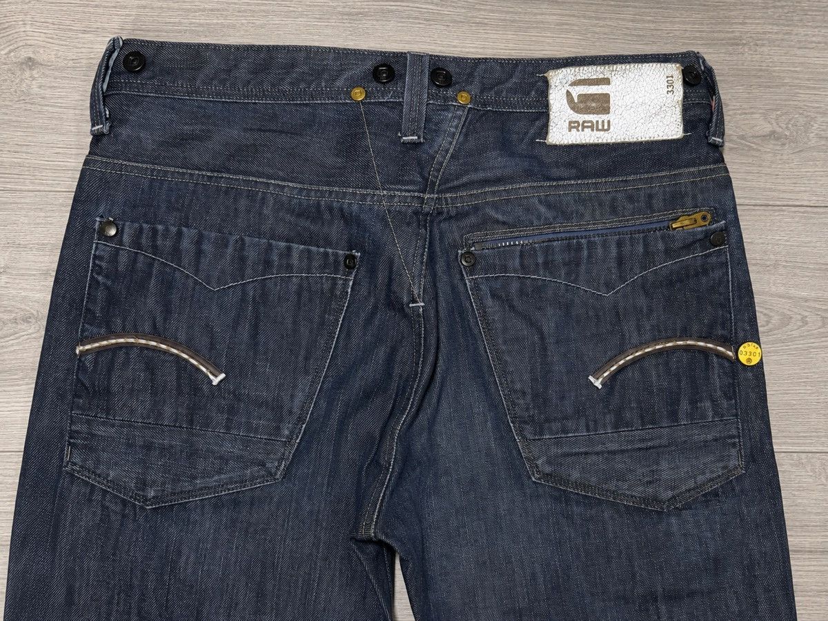 G-Star G-Star Raw Attacc Straight W33 L32 Y2K dark denim jeans Size US 33 - 4 Thumbnail