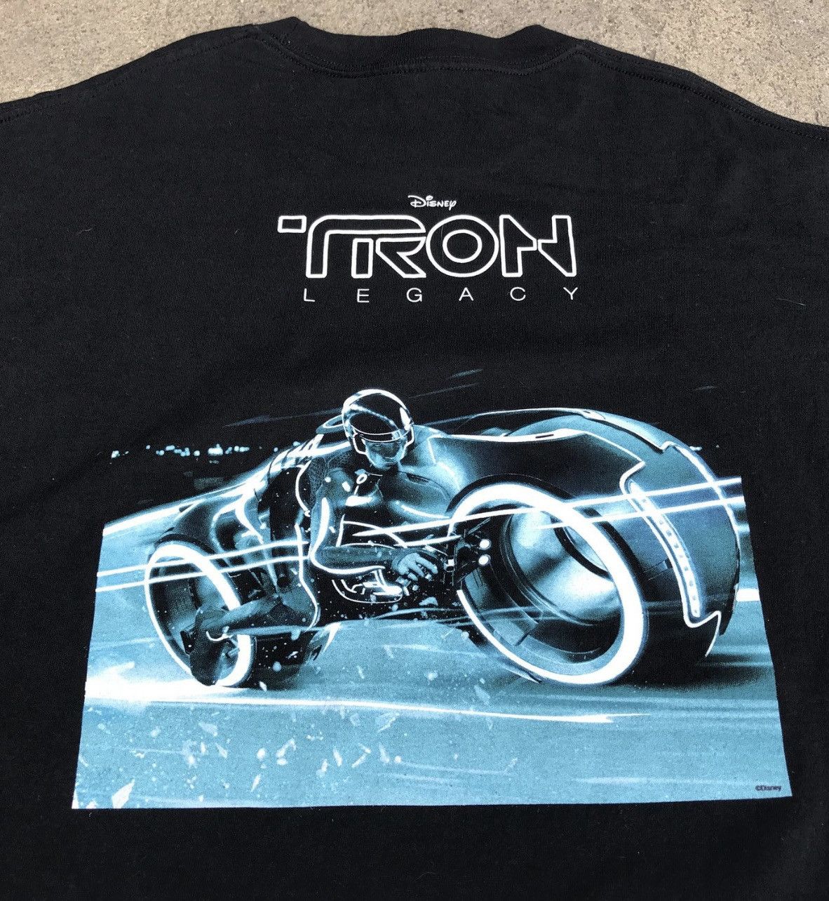 Vintage Y2K Tron Legacy Daft Punk Disney Promo Movie Tee