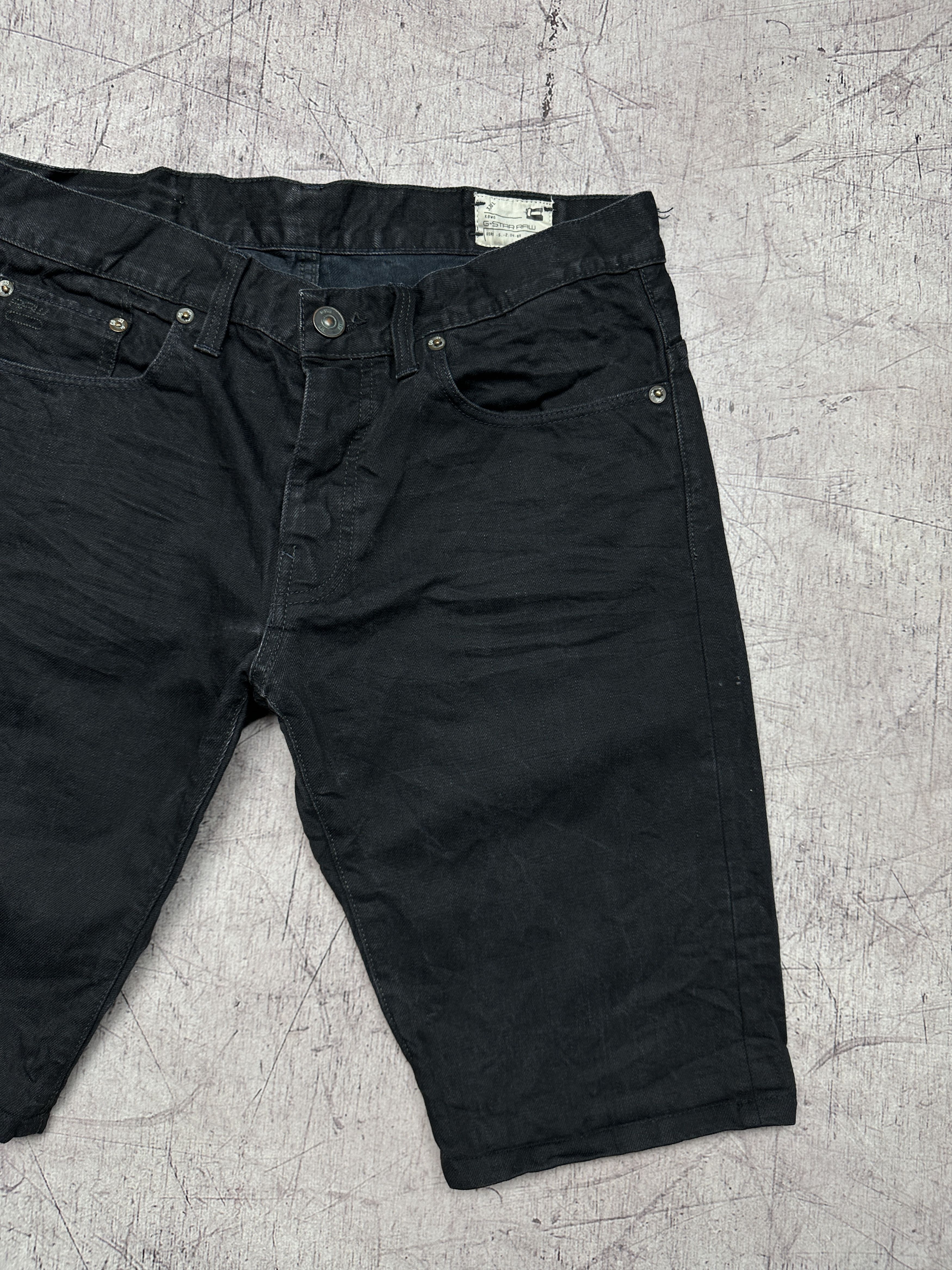 G-Star G Star Raw Mens 3301 Slim Denim Shorts Cropped Pants Size US 33 - 2 Thumbnail