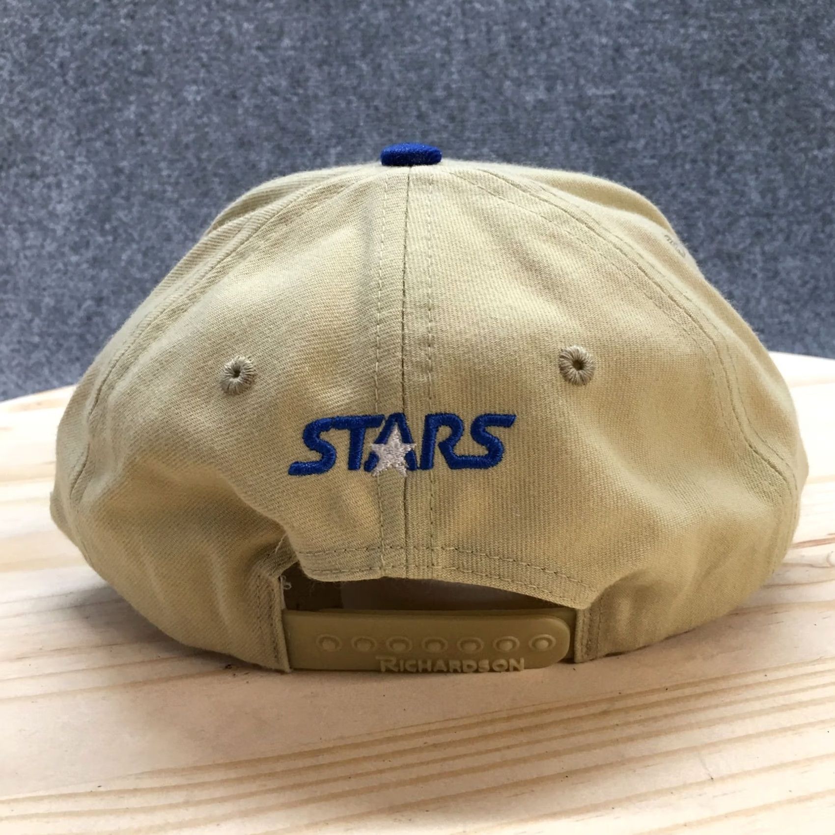 Vintage Richardson Holy Angels Stars Baseball Cap Hat Mens Beige OS Curved Brim Size ONE SIZE - 6 Thumbnail