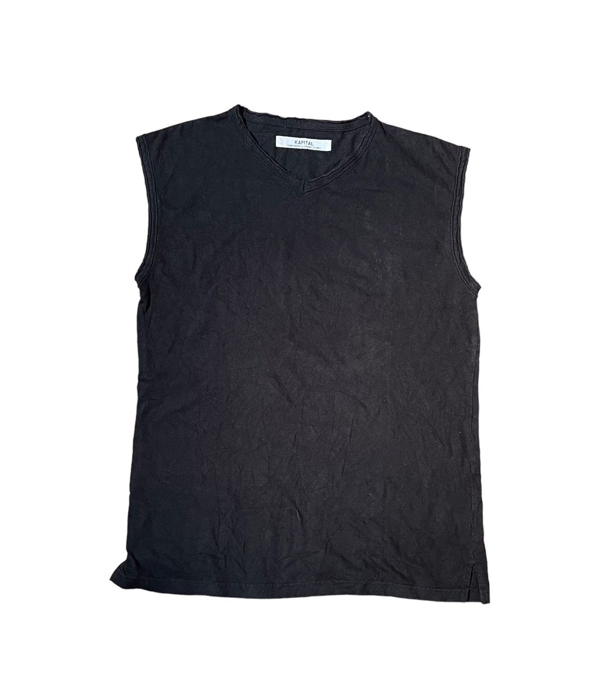 *FINAL DROP* Kapital hand made raw edges tank top