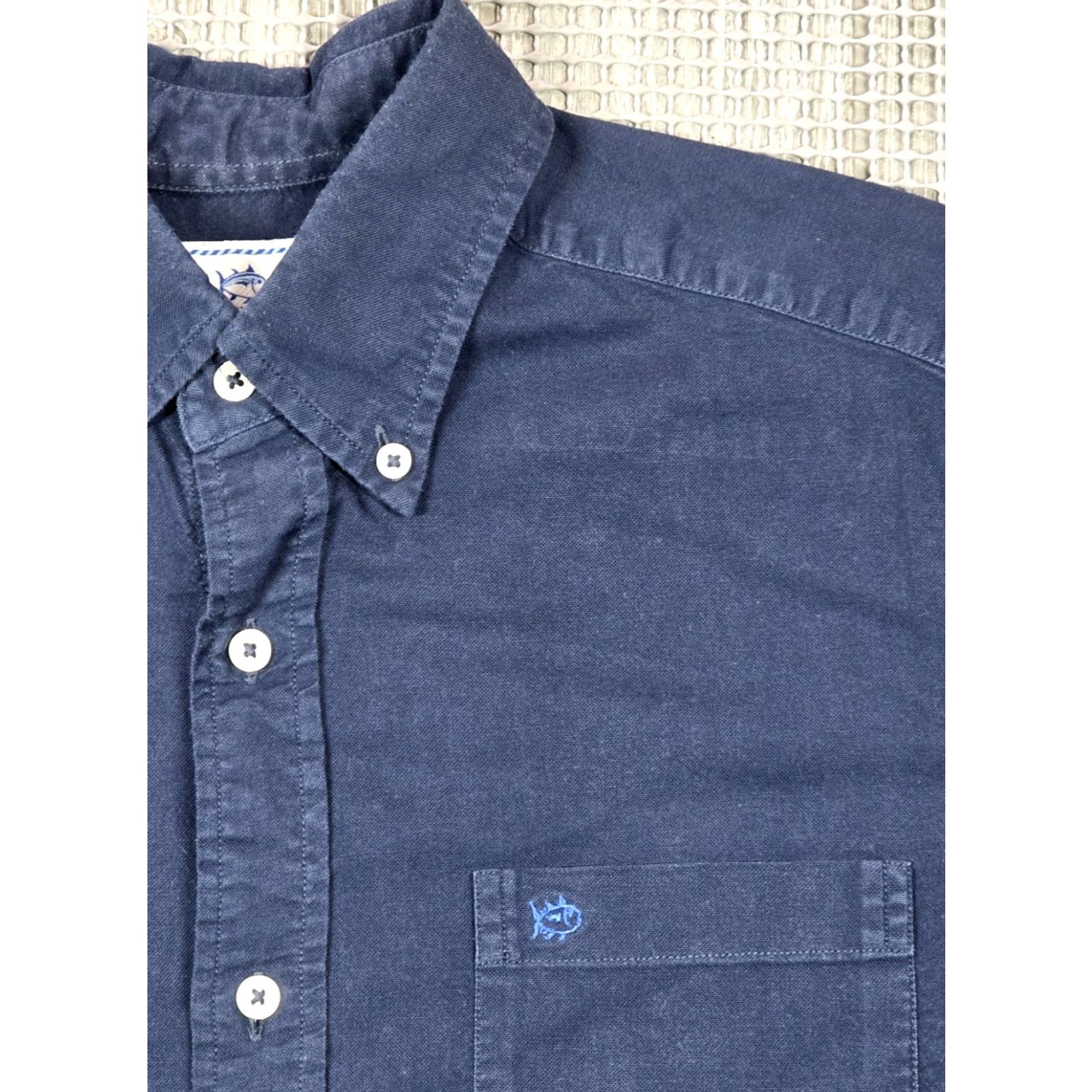 Southern Tide Southern Tide Mens Size S Blue Classic Fit Oxford Button Up Long Sleeve Shirt Size US S / EU 44-46 / 1 - 3 Thumbnail