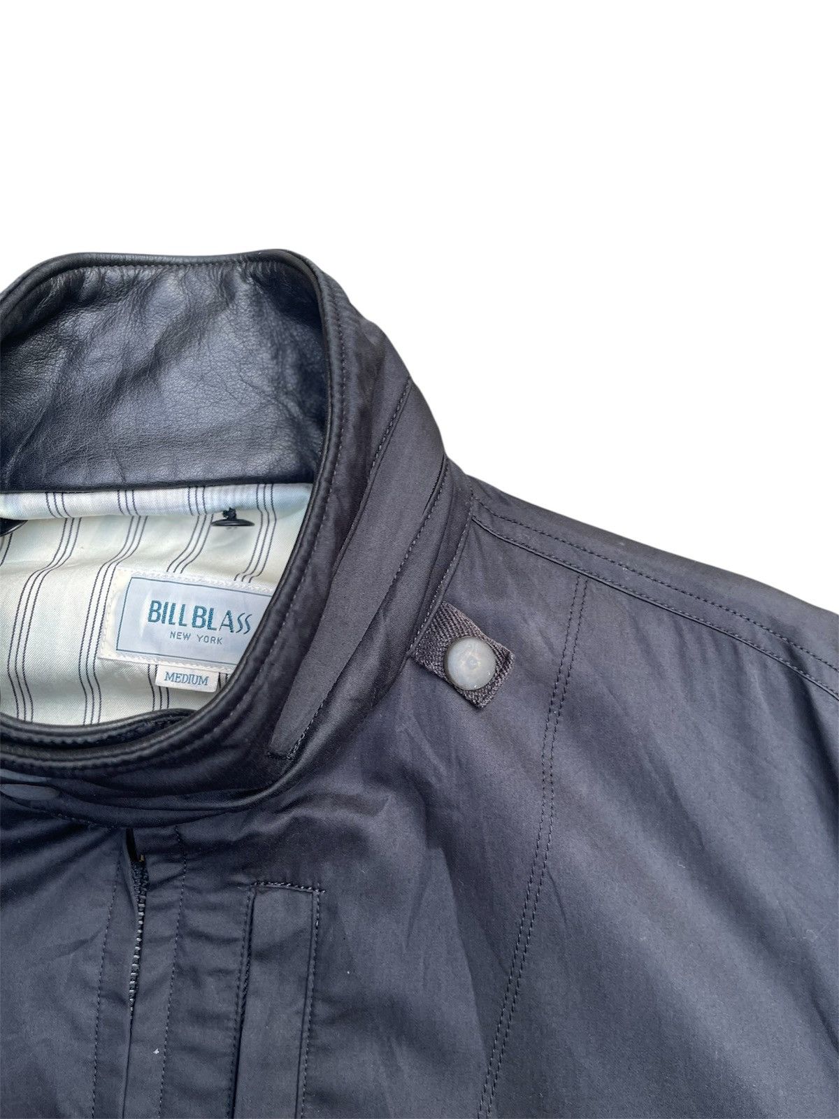 Bill Blass Vintage Bill Blass New York Bomber Jacket Leather Collar Size US M / EU 48-50 / 2 - 4 Thumbnail