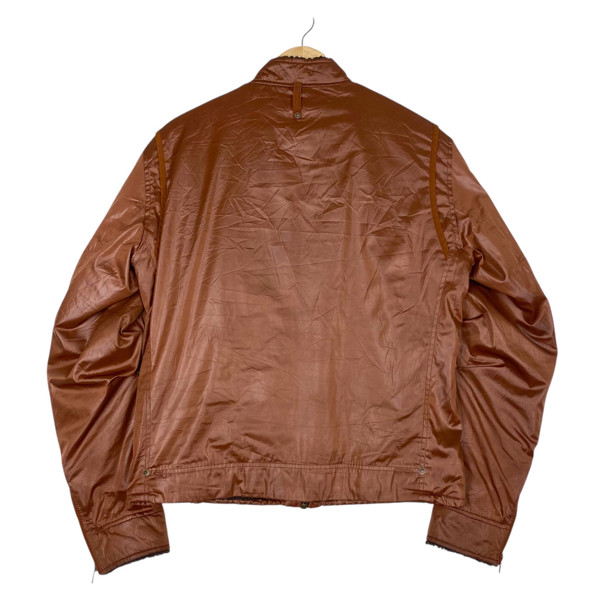 Hysteric Glamour 💥BALL BIKER WARM BROWN JACKET Size US L / EU 52-54 / 3 - 7 Thumbnail
