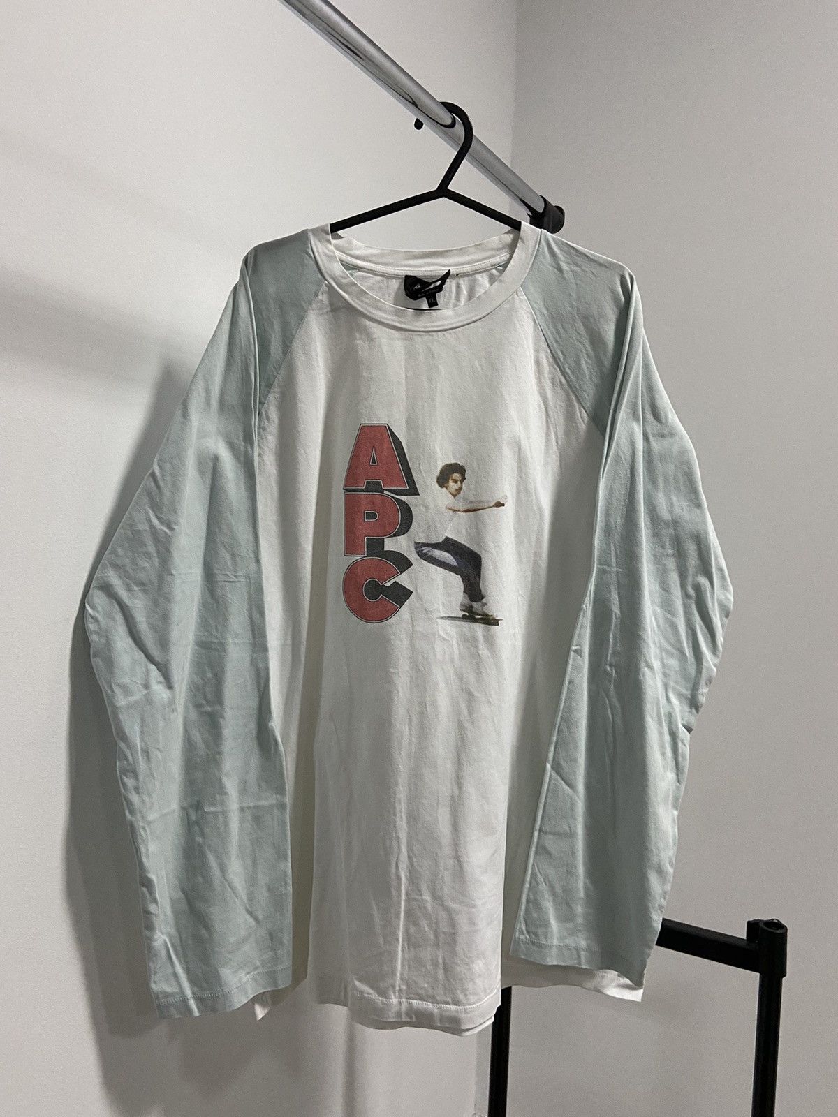 A.P.C. × Vintage A.P.C. Longsleeve big logo skateboarding vintage Size US XXL / EU 58 / 5 - 1 Thumbnail