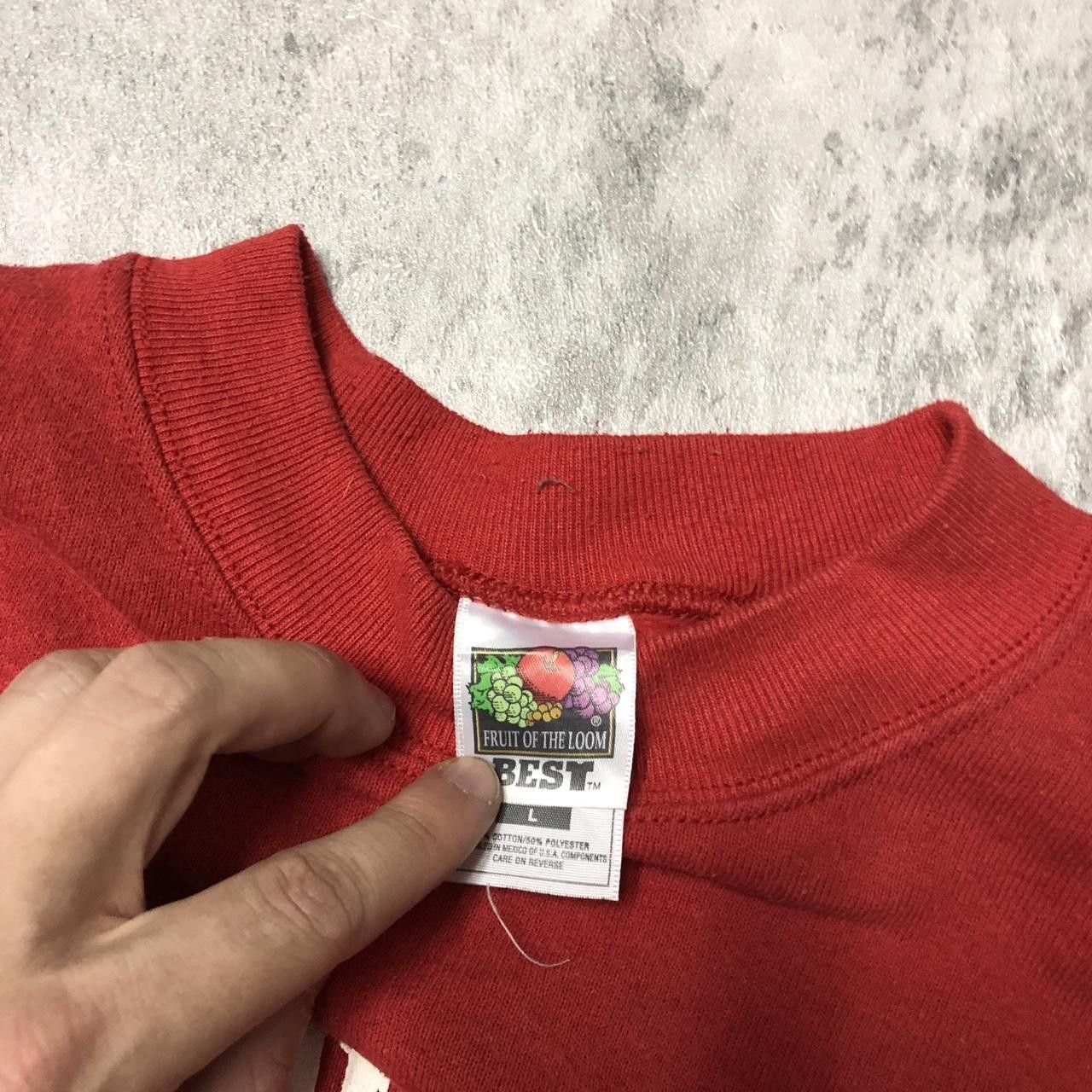 Other Red and white crewneck sweatshirt Size US L / EU 52-54 / 3 - 3 Thumbnail