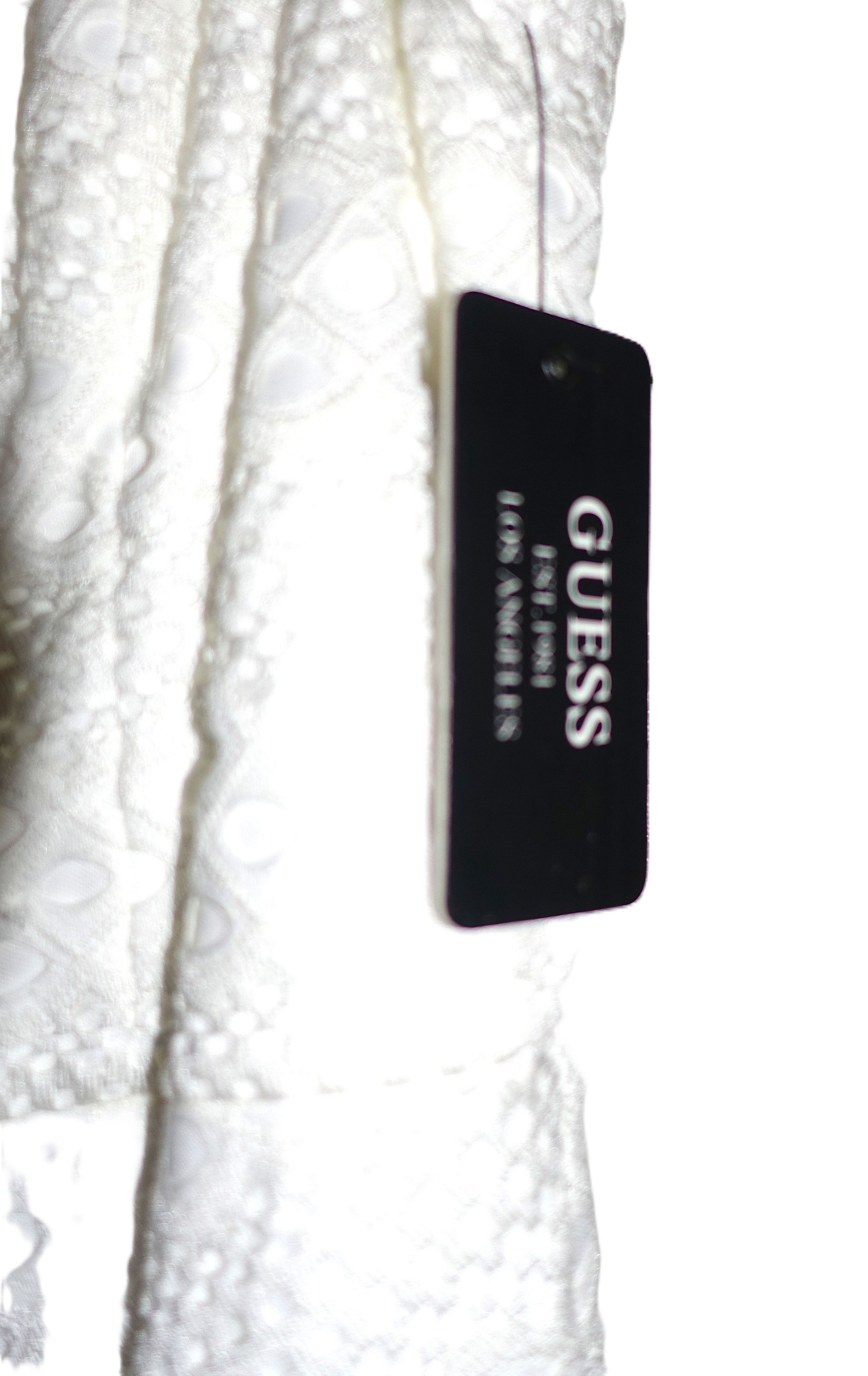 Guess Guess White Cut Outs Dress 4 NWT Size S / US 4 / IT 40 - 8 Thumbnail