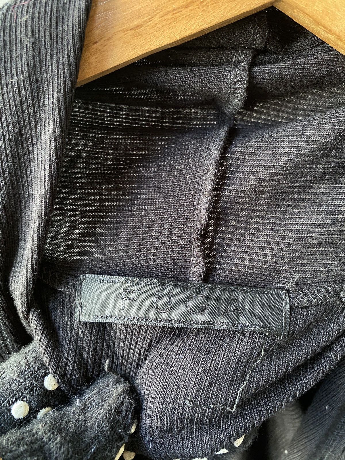If Six Was Nine FUGA Japan Black Cardigan Style Rick Owens Size US M / EU 48-50 / 2 - 7 Thumbnail