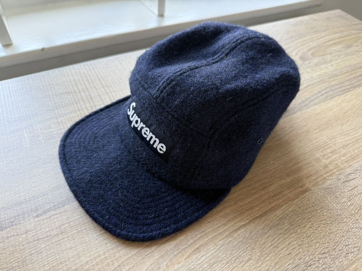 Supreme Harris Tweed 6-Panel Navy - FW24 - US