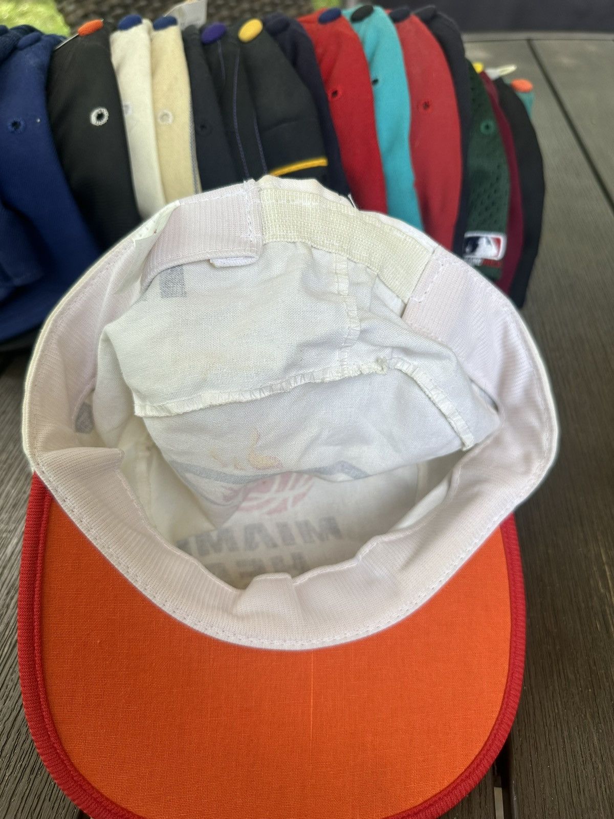 NBA 90s vintage Miami Heat Hat Size ONE SIZE - 6 Thumbnail