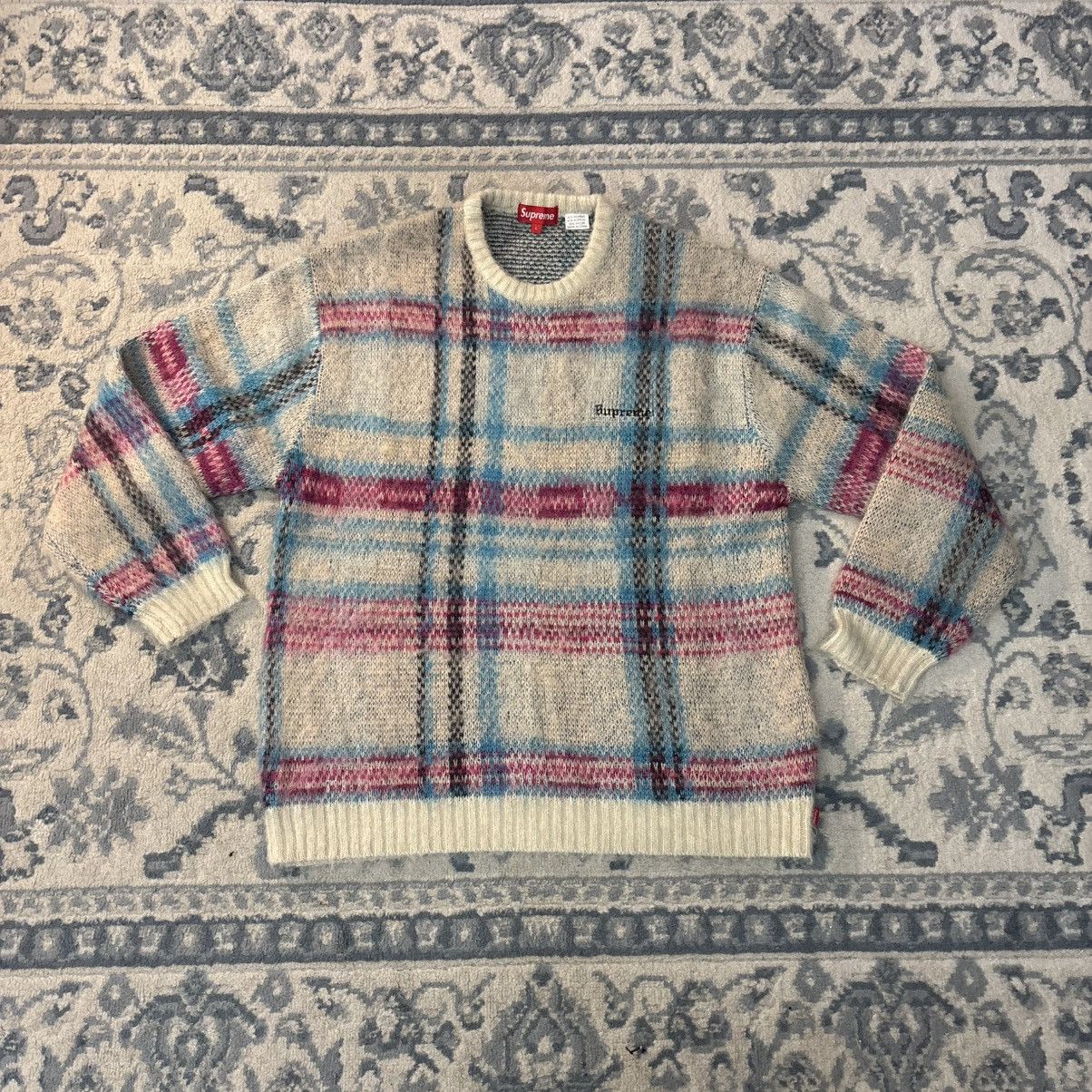 Japanese Brand × Supreme Supreme knit sweater 20AW Brushed Plaid 