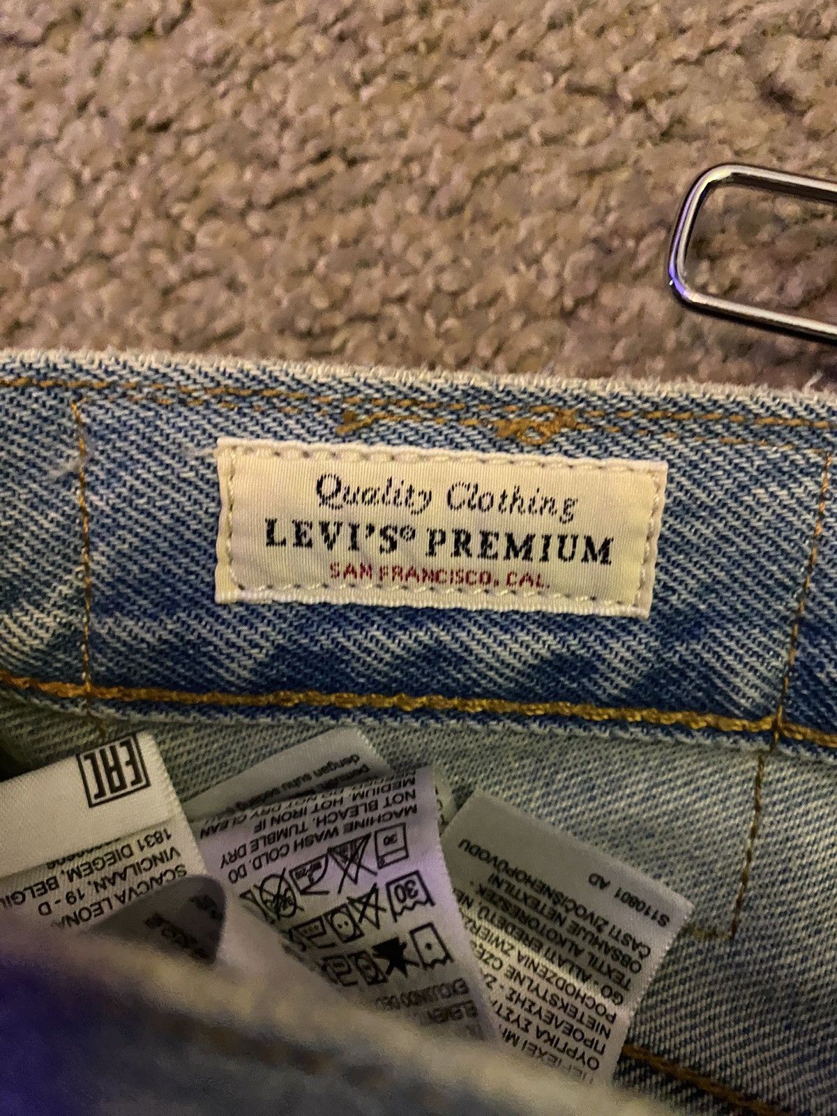 Levi's Levis 501 denim pants Size US 34 / EU 50 - 4 Thumbnail