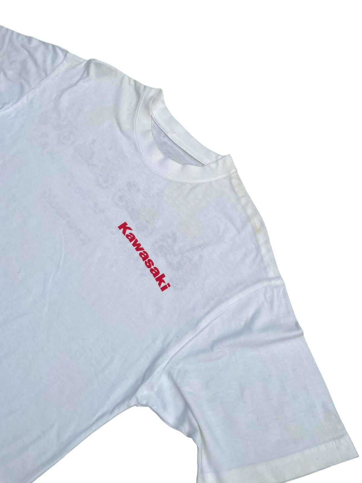 Vintage Vintage Kawasaki Tshirt Size US L / EU 52-54 / 3 - 3 Thumbnail