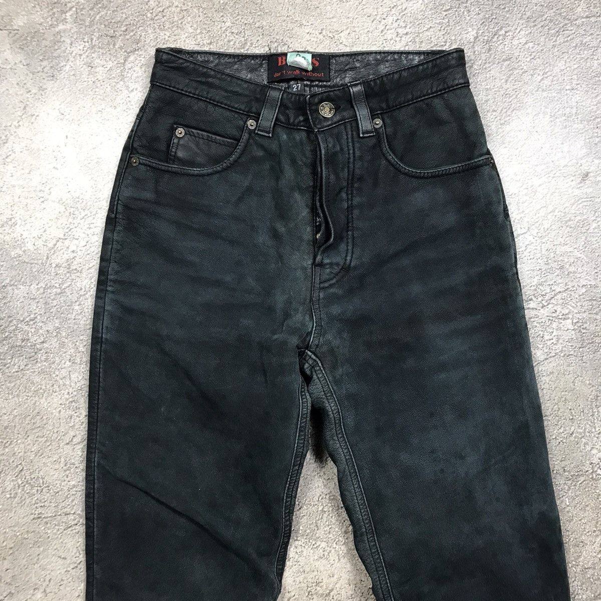 Vintage Vintage Y2K Baggy Wide Leg Distressed Pants Streetwear 27 Size US 27 - 3 Thumbnail