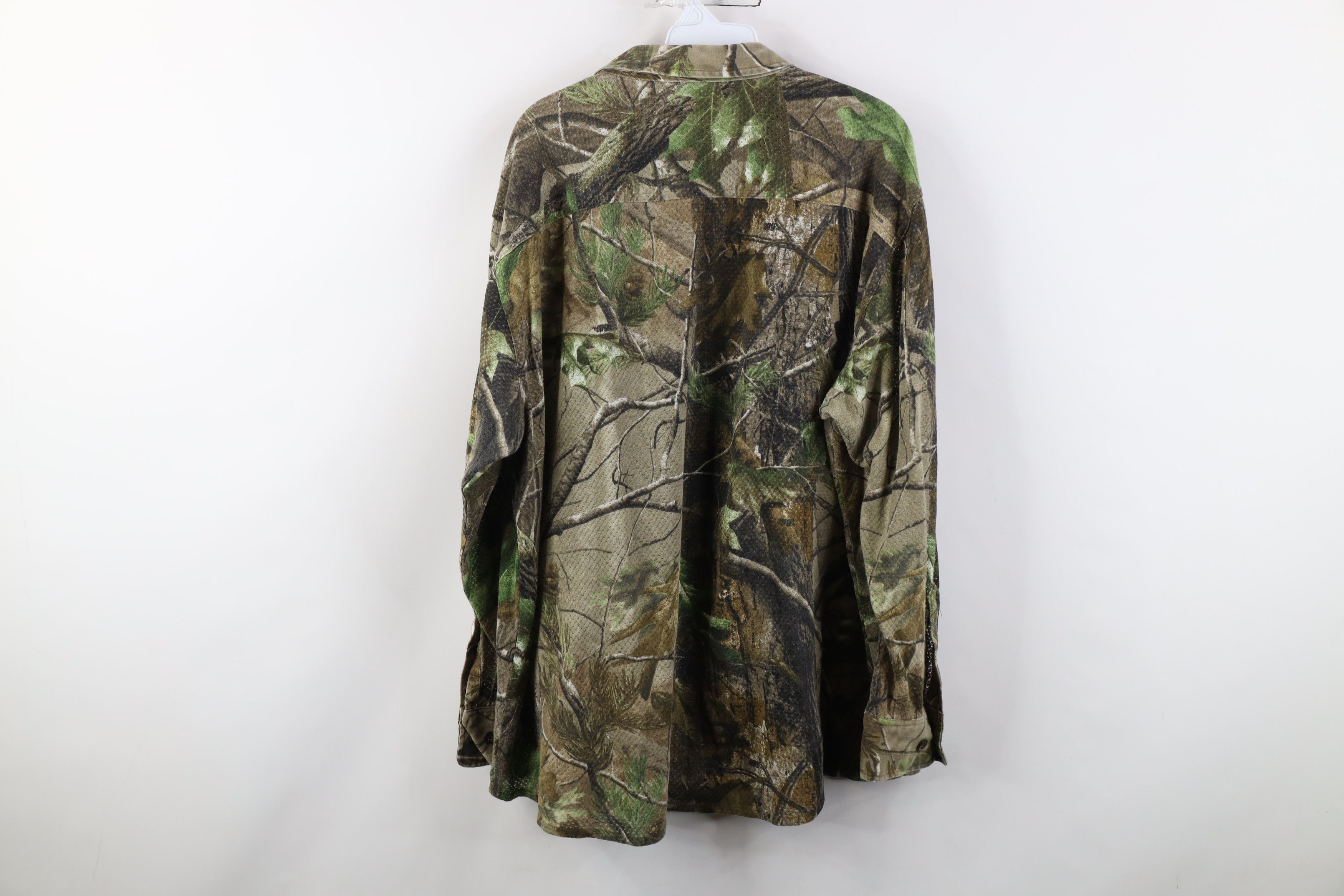 Cabelas Vintage 90s Y2K Cabelas Mesh Camouflage Hunting Button Shirt Size US XL / EU 56 / 4 - 10 Thumbnail