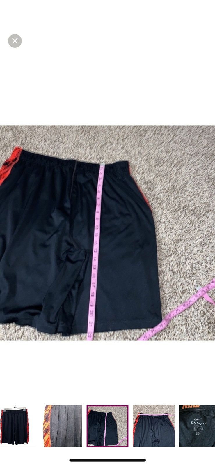 Nike Nike men’s large‎ black athletic shorts Size US 36 / EU 52 - 6 Thumbnail