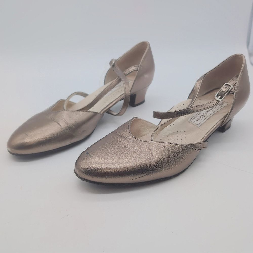 Werner Kern Felice Sz 6.5 Elegant Bronze Women's Dance Shoe